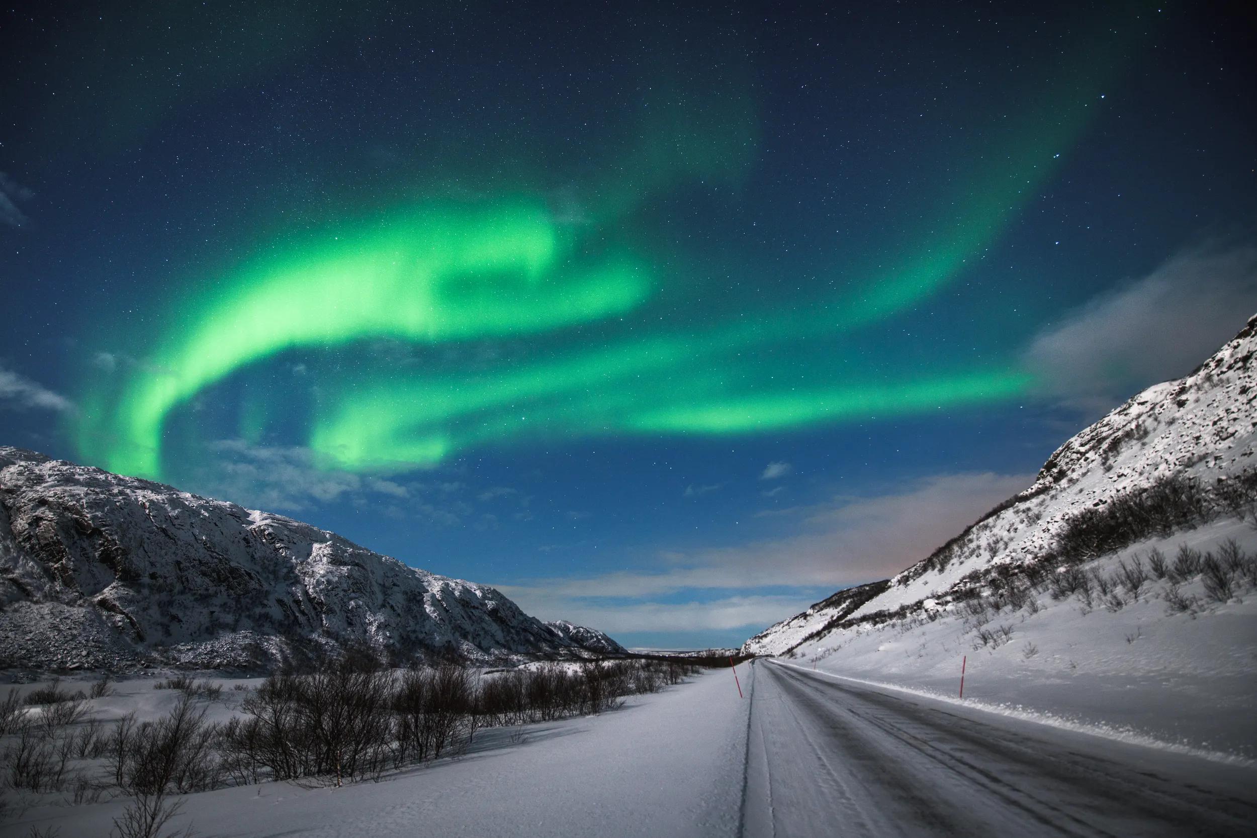 Aurora Borealis near Kirkenes, Norway