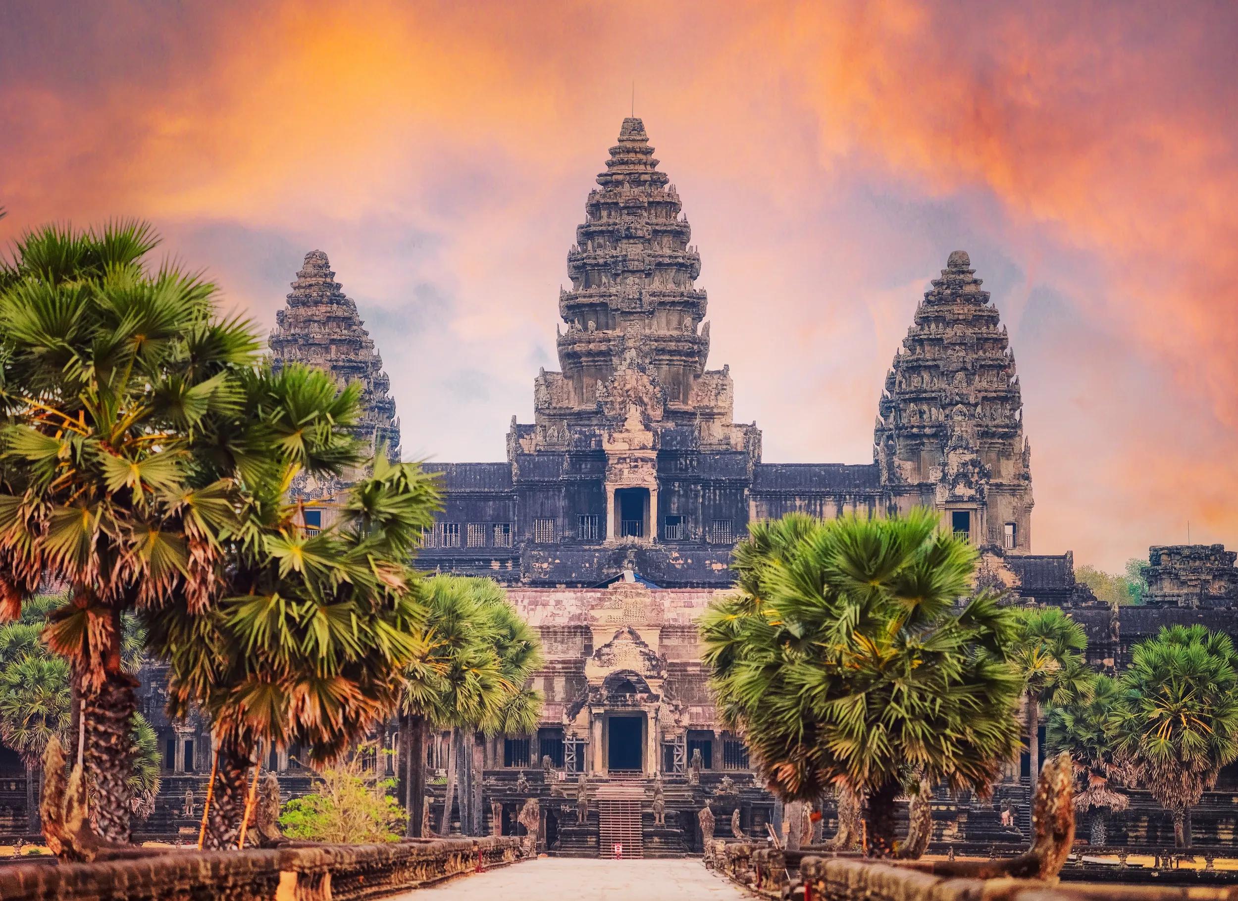 Angkor Wat temple complex, Siem Reap, Cambodia.
