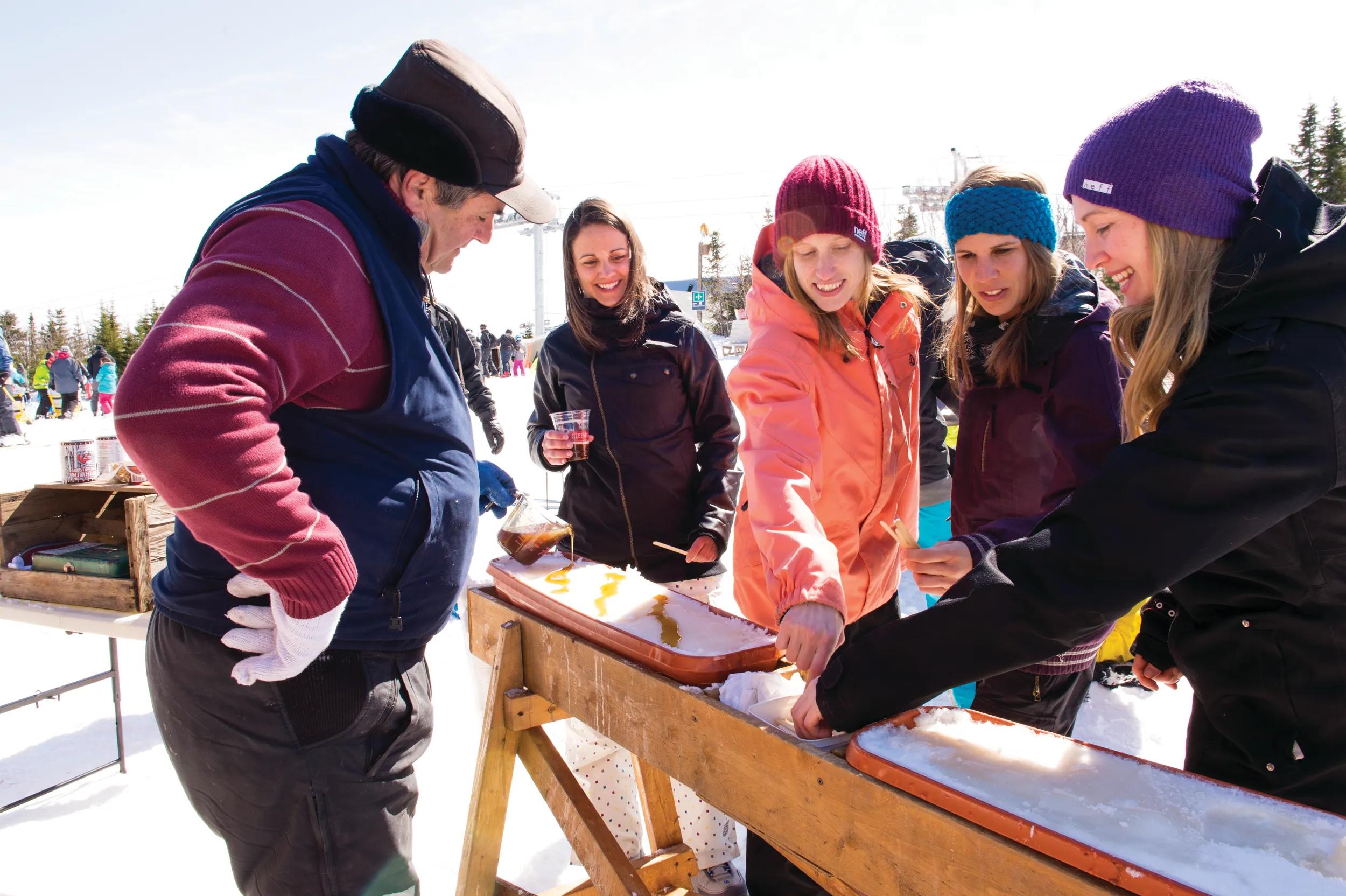 Destination Canada shooting, Saturday March 25, 2017 at Nordik Spa-Nature. CP IMAGES/Jacques Boissinot