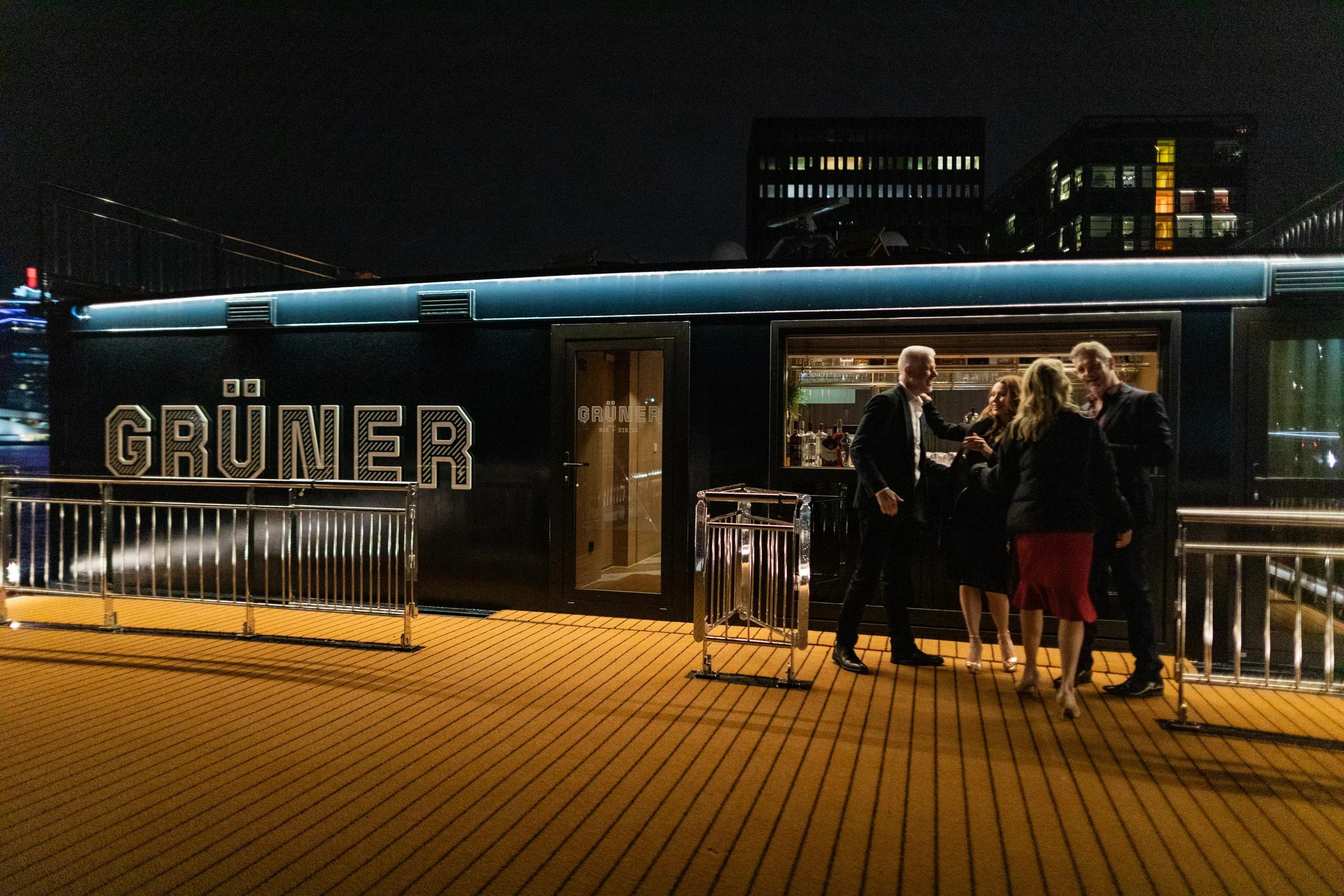 APT Solara photoshoot 2025, Lifestyle, people at Gruner Bar.