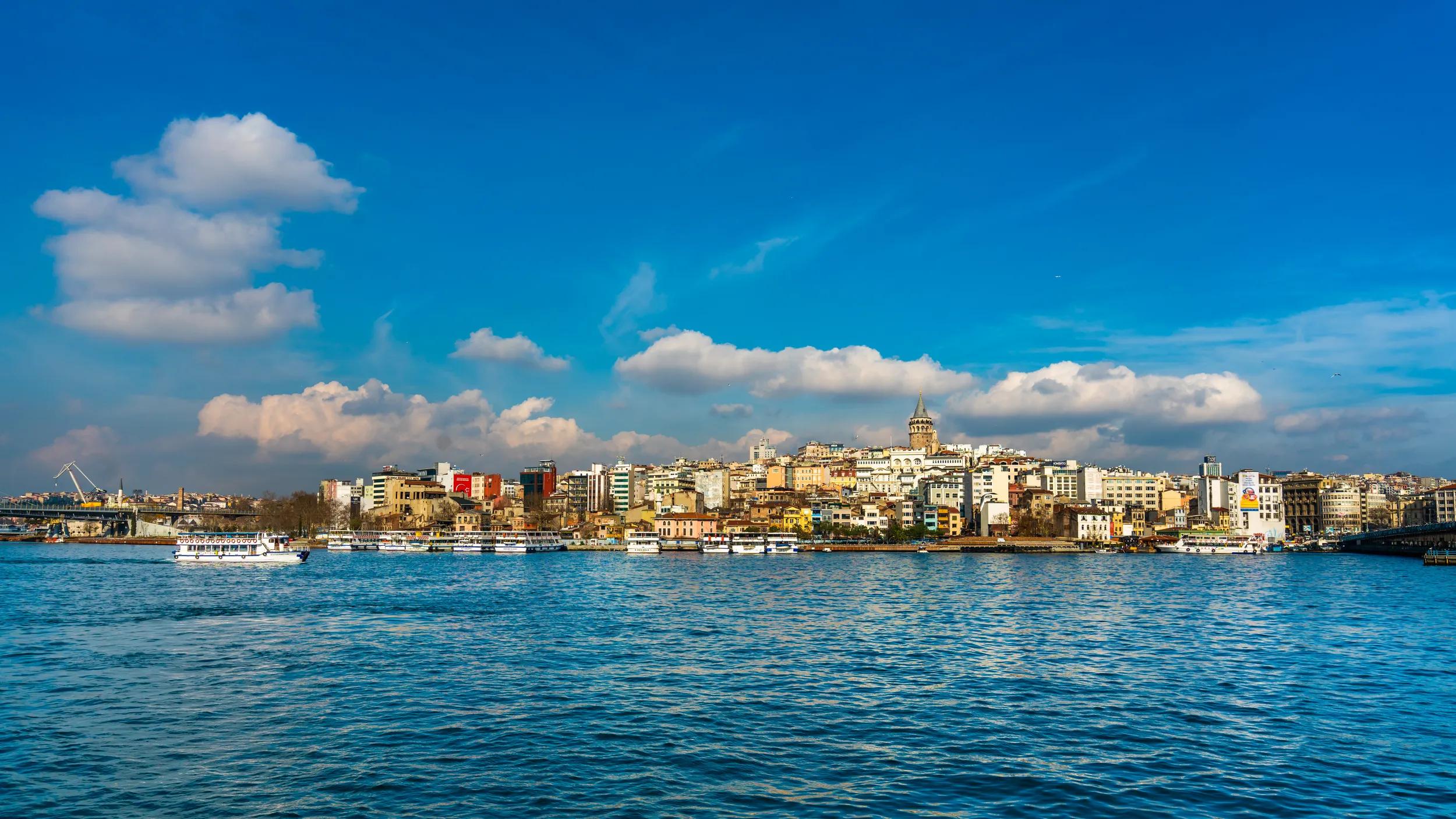 Sea Scenery In Istanbul, Turkey