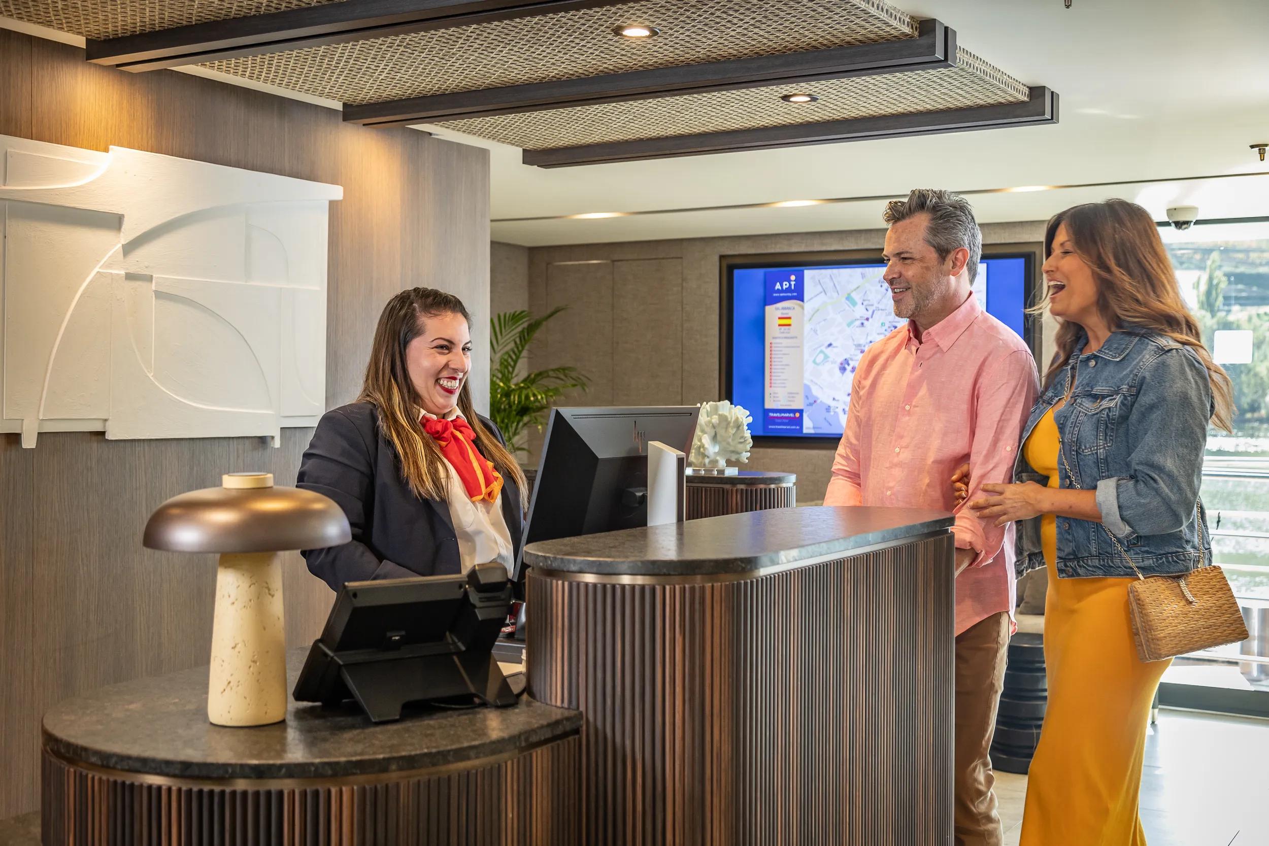 TM couple at lobby reception - Douro Estrela photoshoot 2024