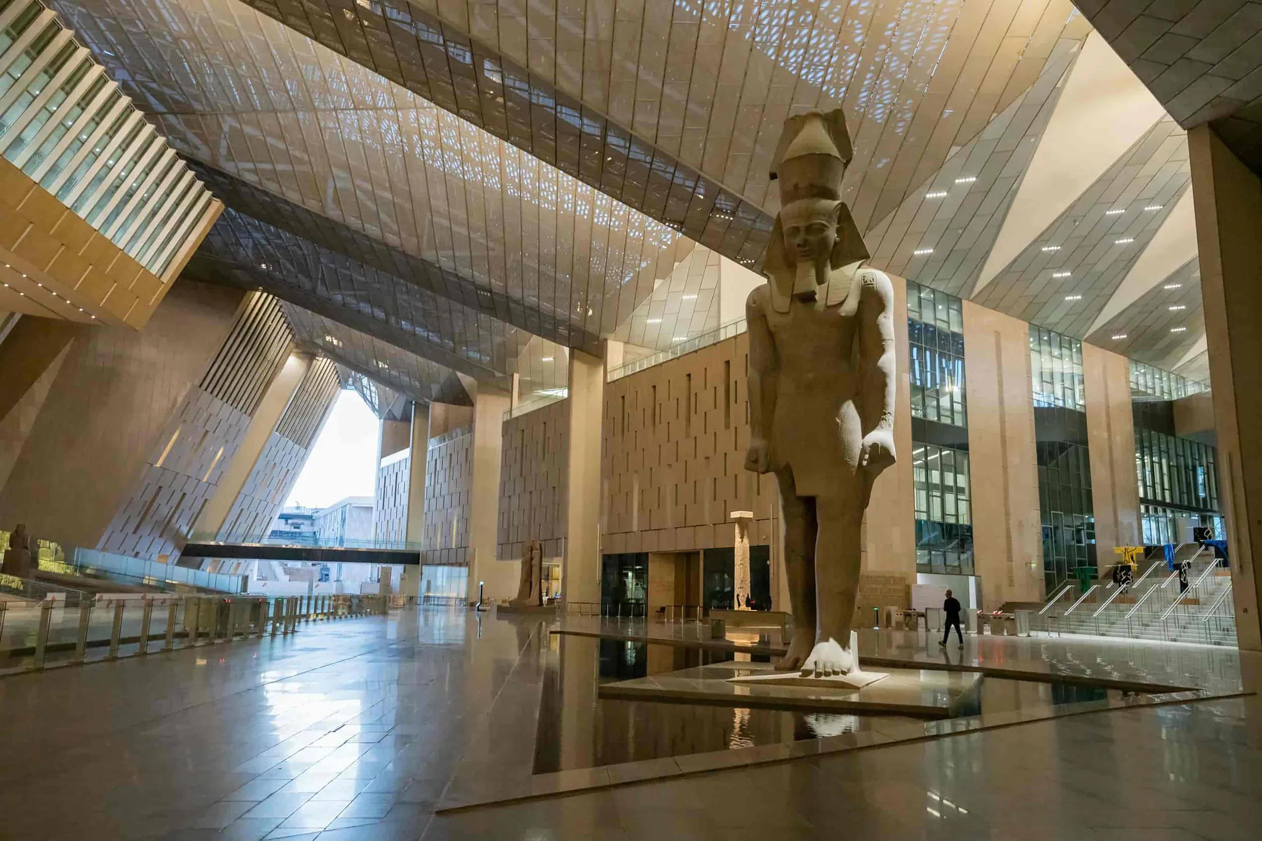 Grand Egyptian Museum in Giza, Egypt.