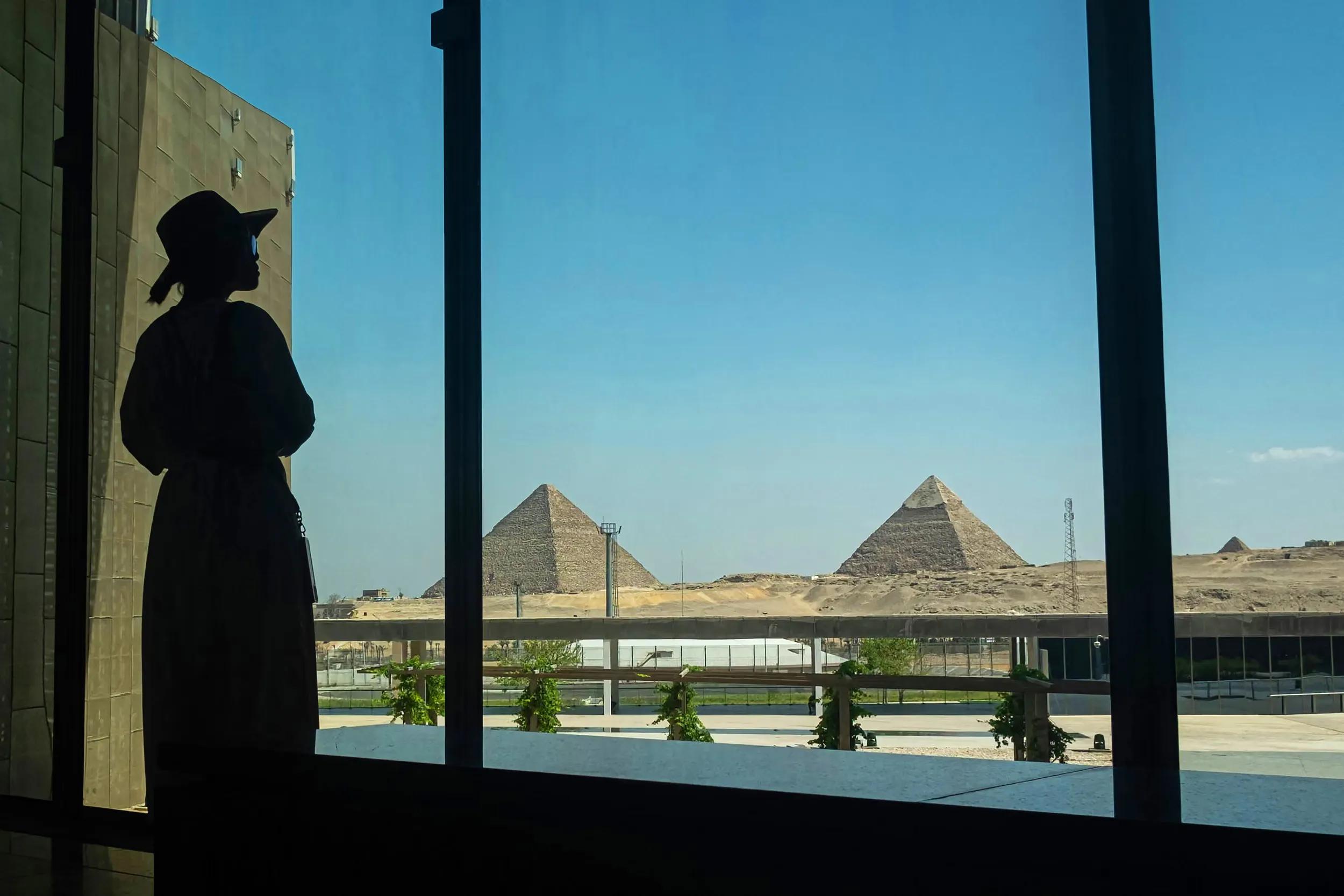 Grand Egyptian Museum in Giza, Egypt.