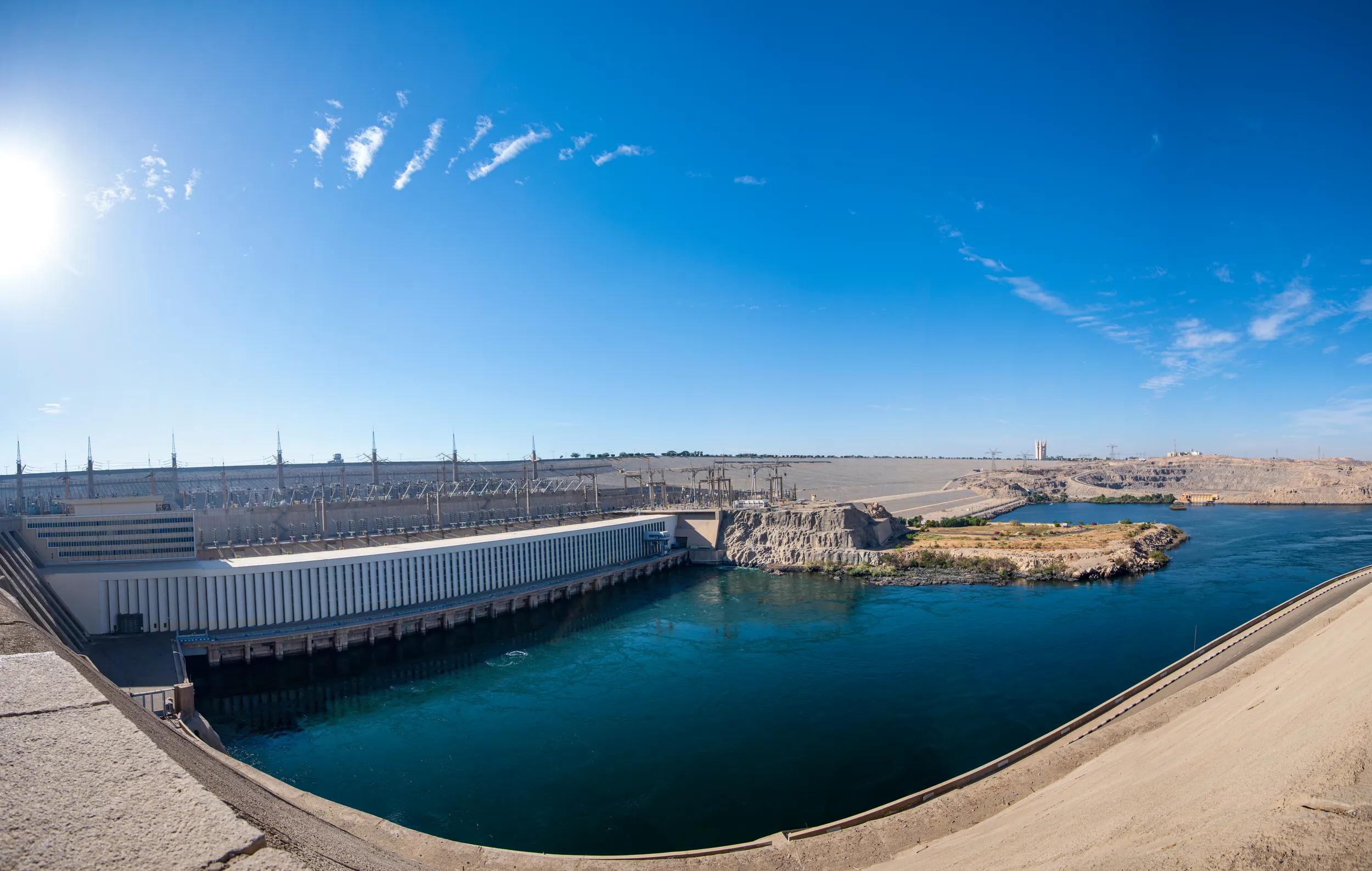 The High Dam in Aswan, Egypt