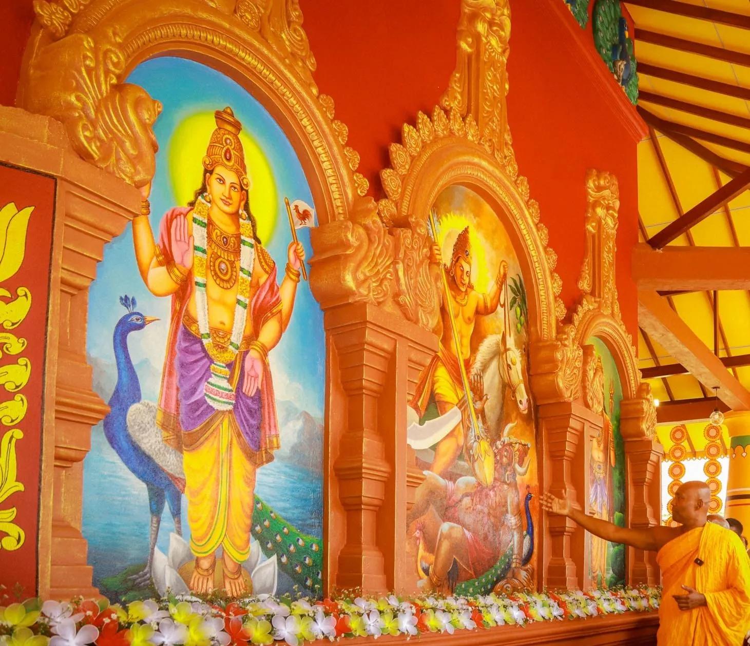 Ashramaya Buddhist Monastery in Sri Lanka.