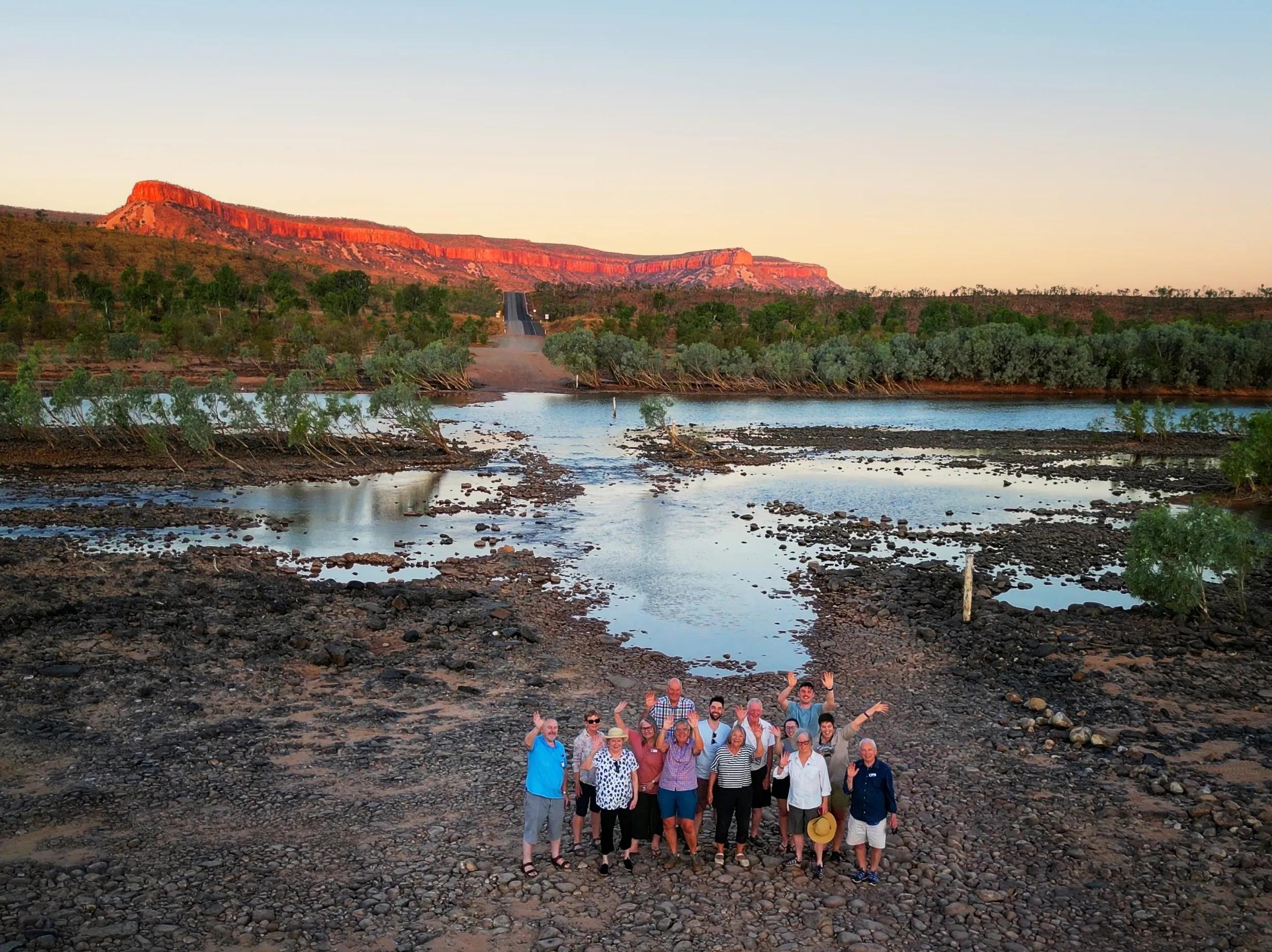 Kimberley 4WD tour group
