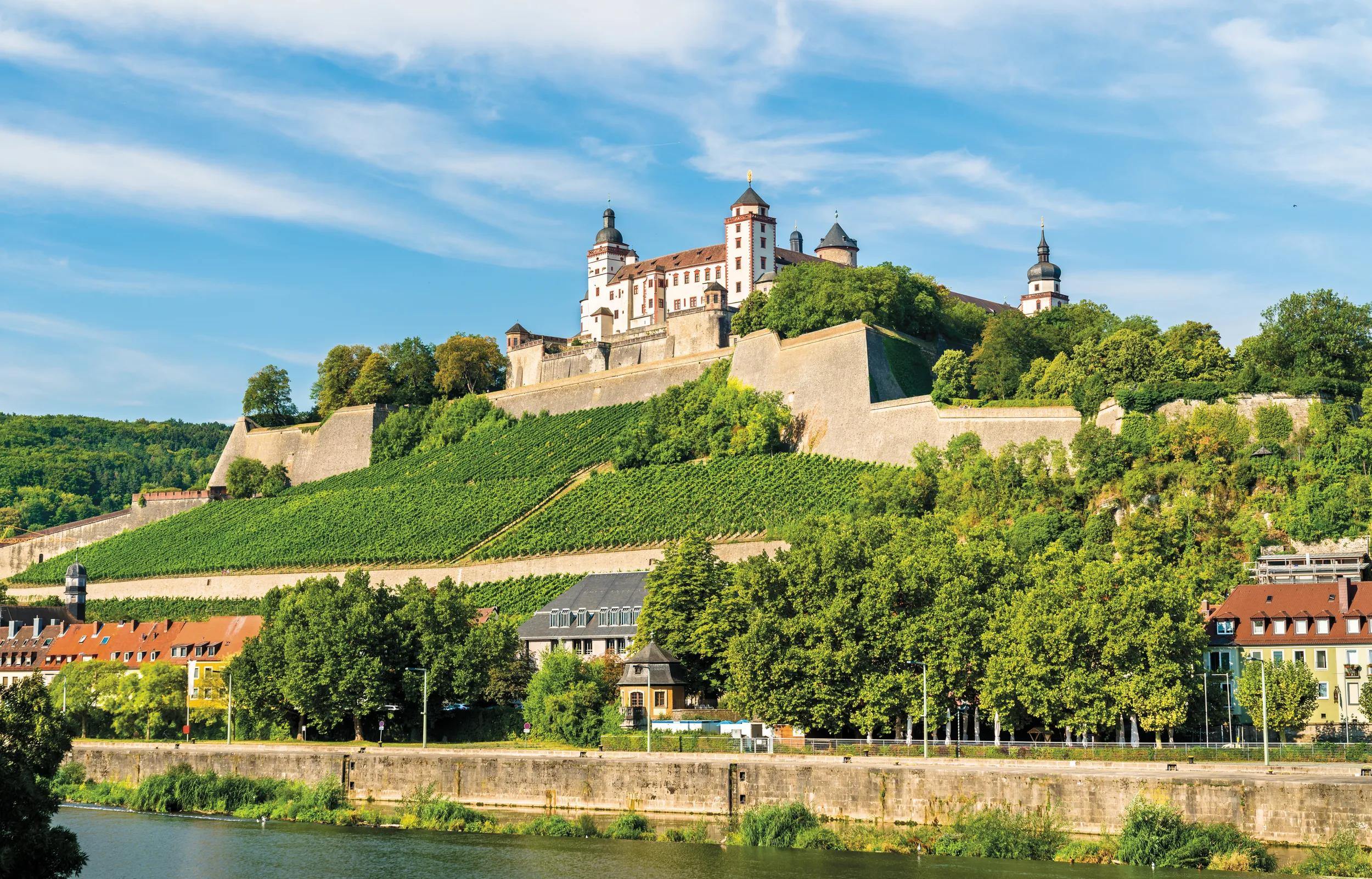 The Marienberg Fortress in Wurzburg - Bavaria, Germany