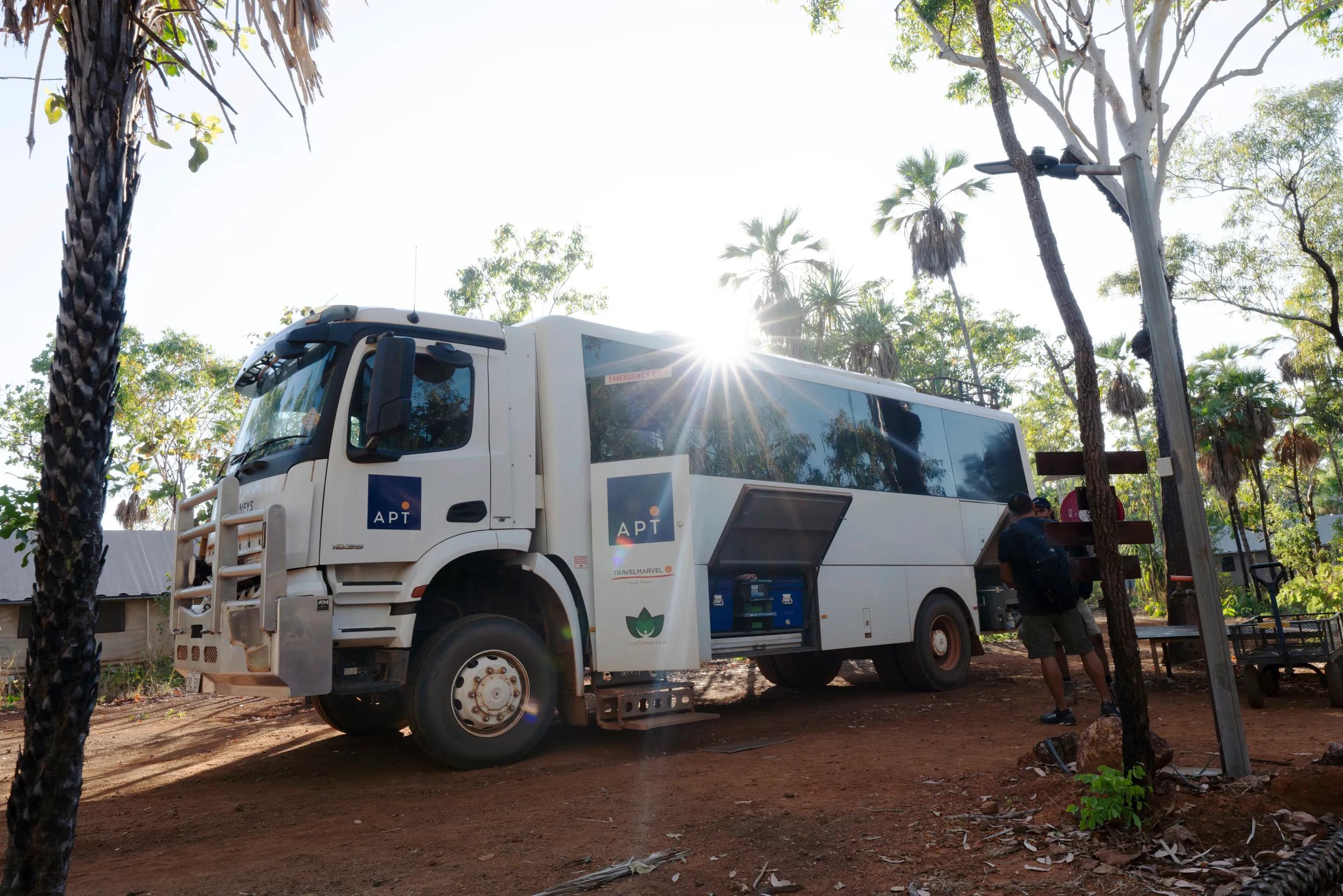 APT Bus - APT - Mitchell Falls photo shoot 2024.