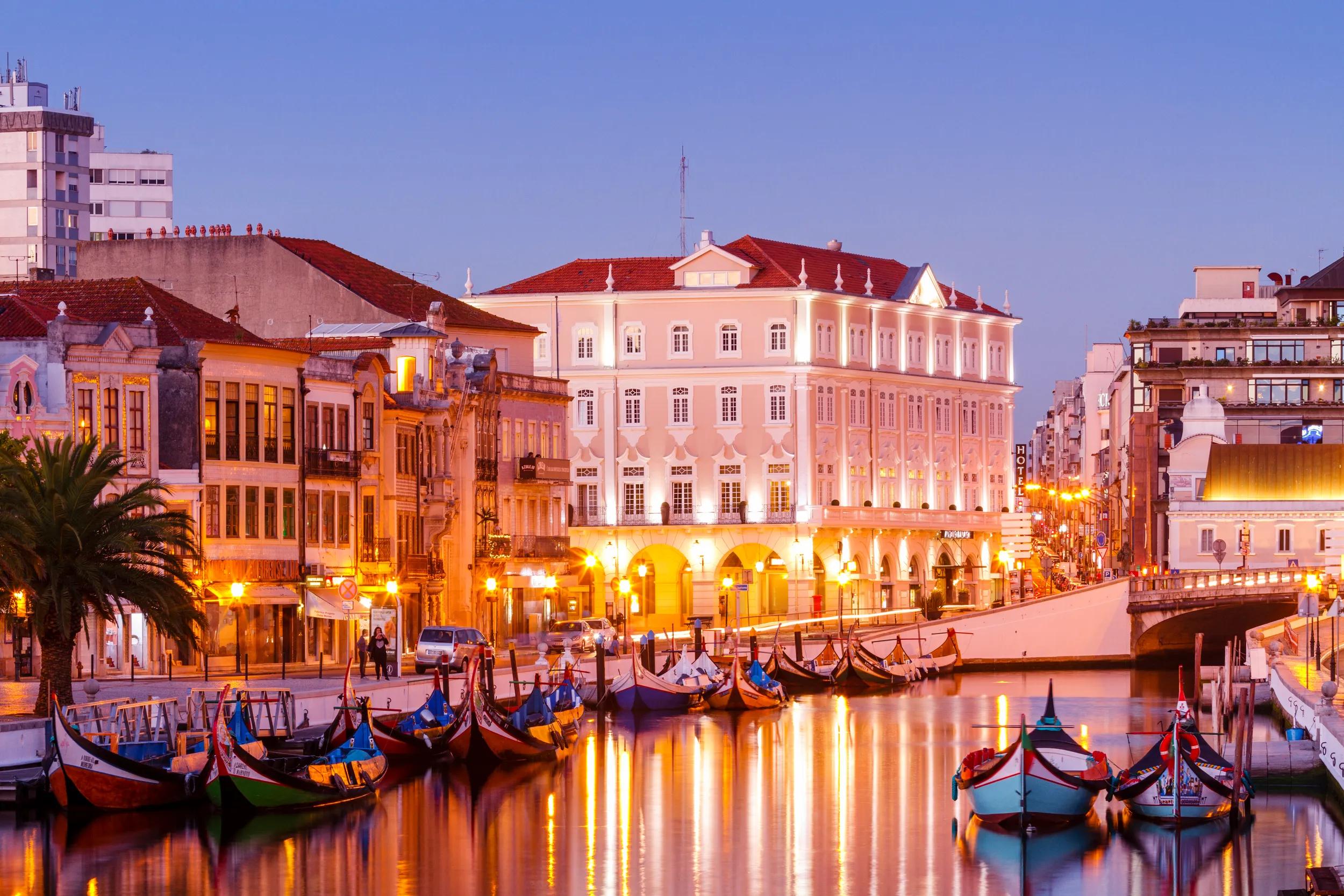 Imagen taken on a street in the city of Aveiro, Portugal. A famous portuguese city known for its river and canal. Sometimes it is called the Venice Portuguese.