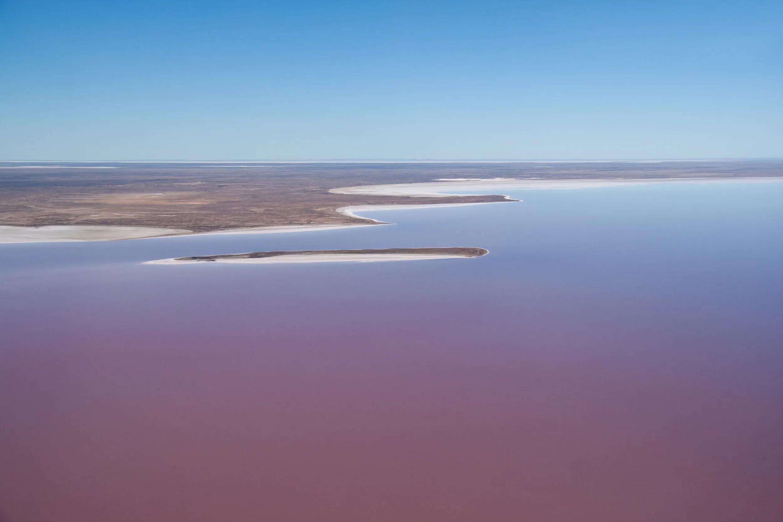 Aerial view of Lake Eyre