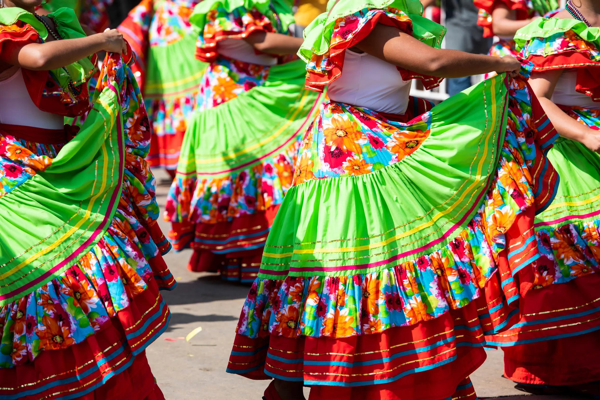 Dresses and costumes of the Barranquilla´s Carnival