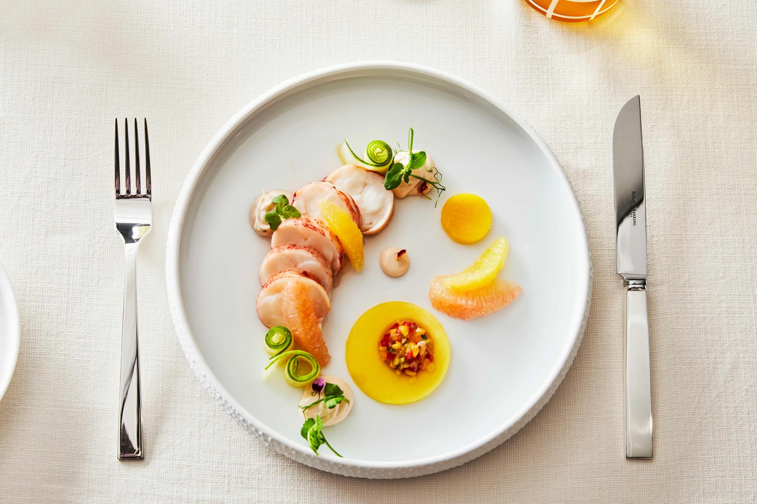 An elegant dining experience in La Dame, Silver Shadow.