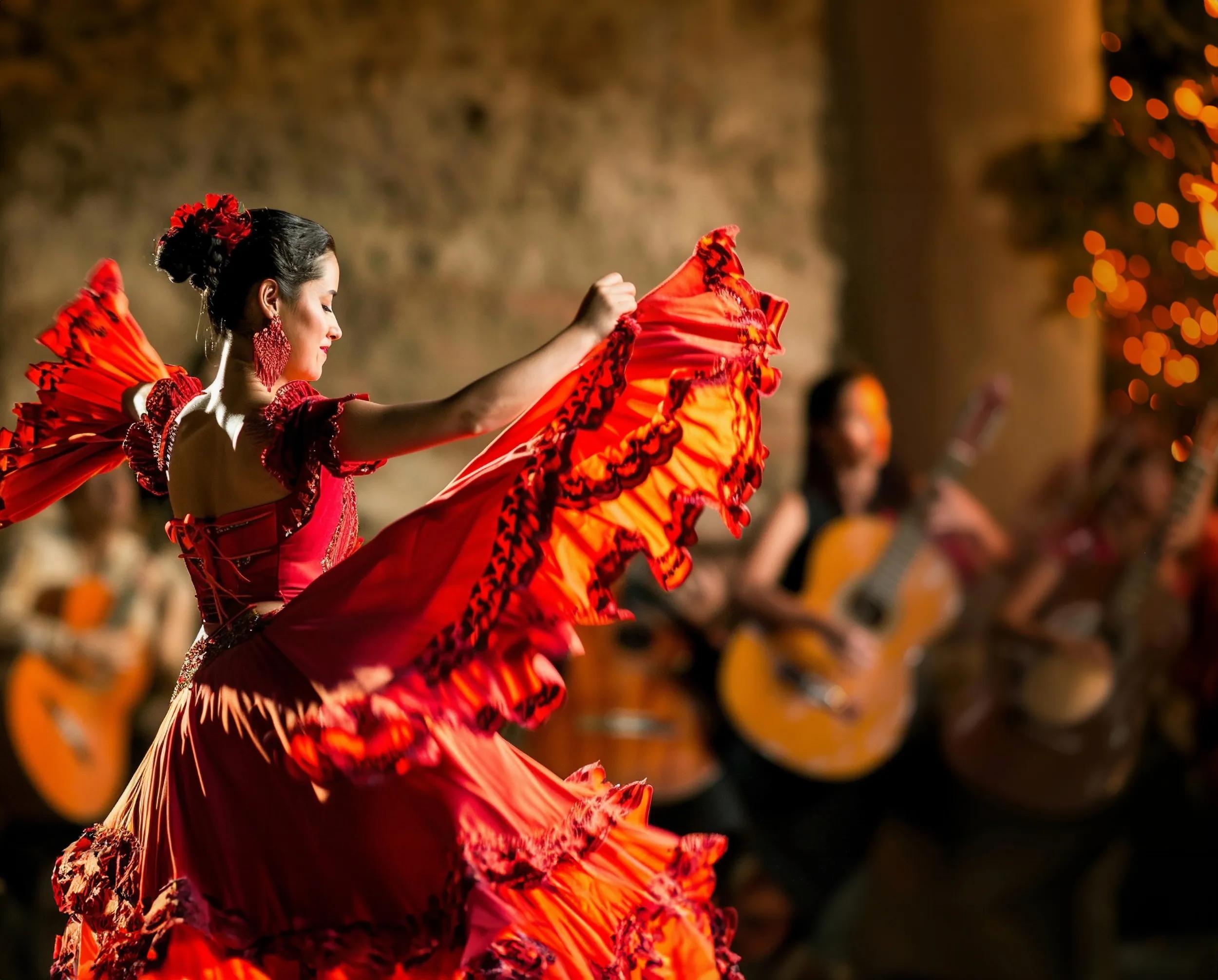 Lively flamenco dance in Seville, passion and tradition in every step