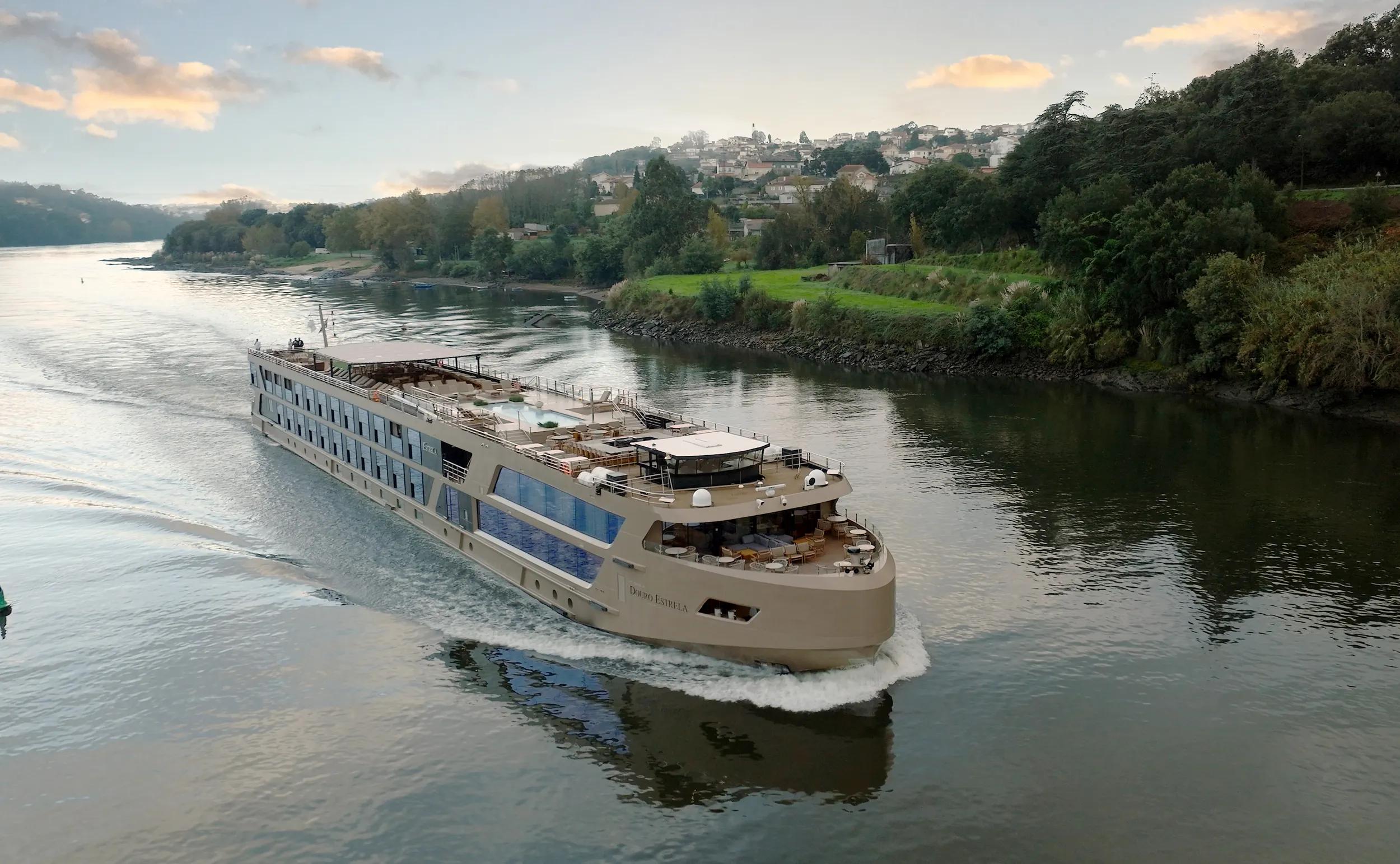 External aerial view of  MS Douro Estrela 2024.