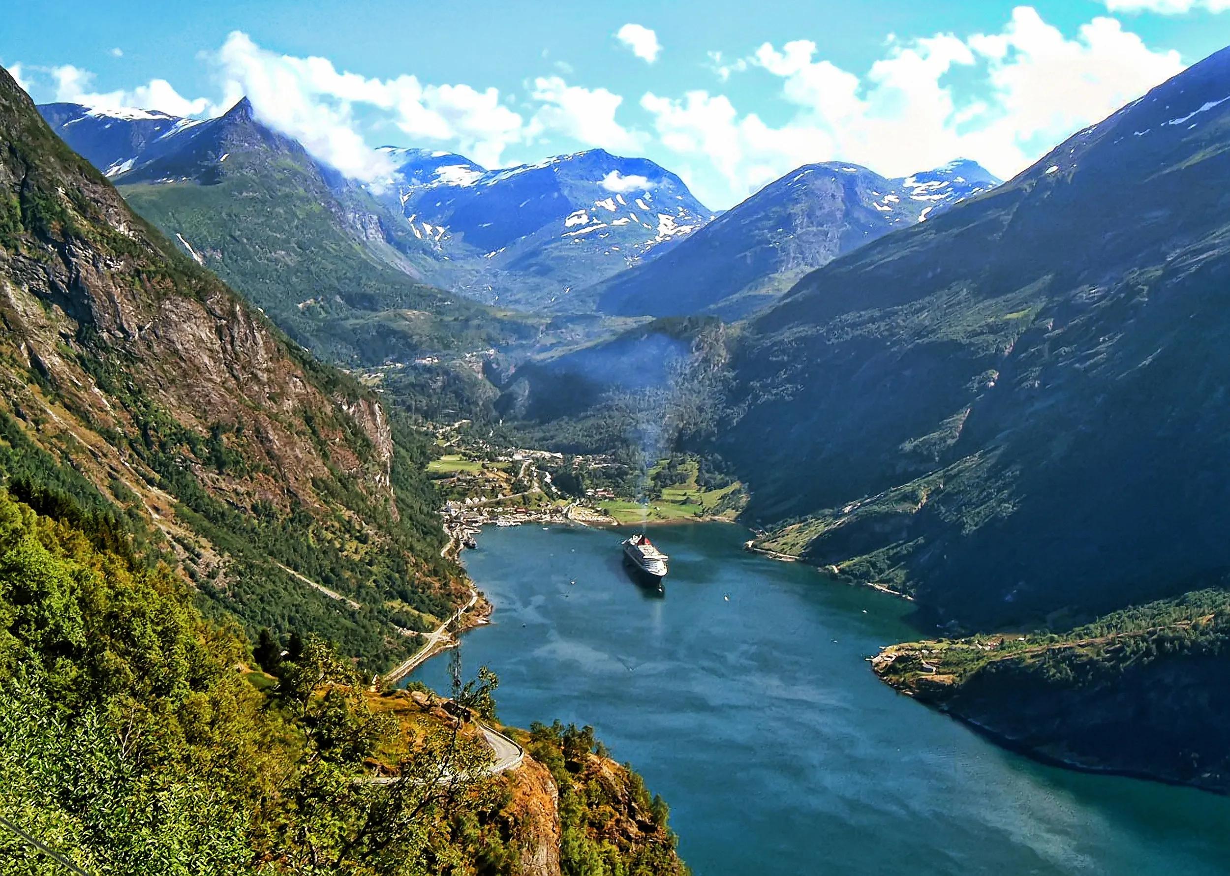The UNESCO World Heritage Site of Geiranger