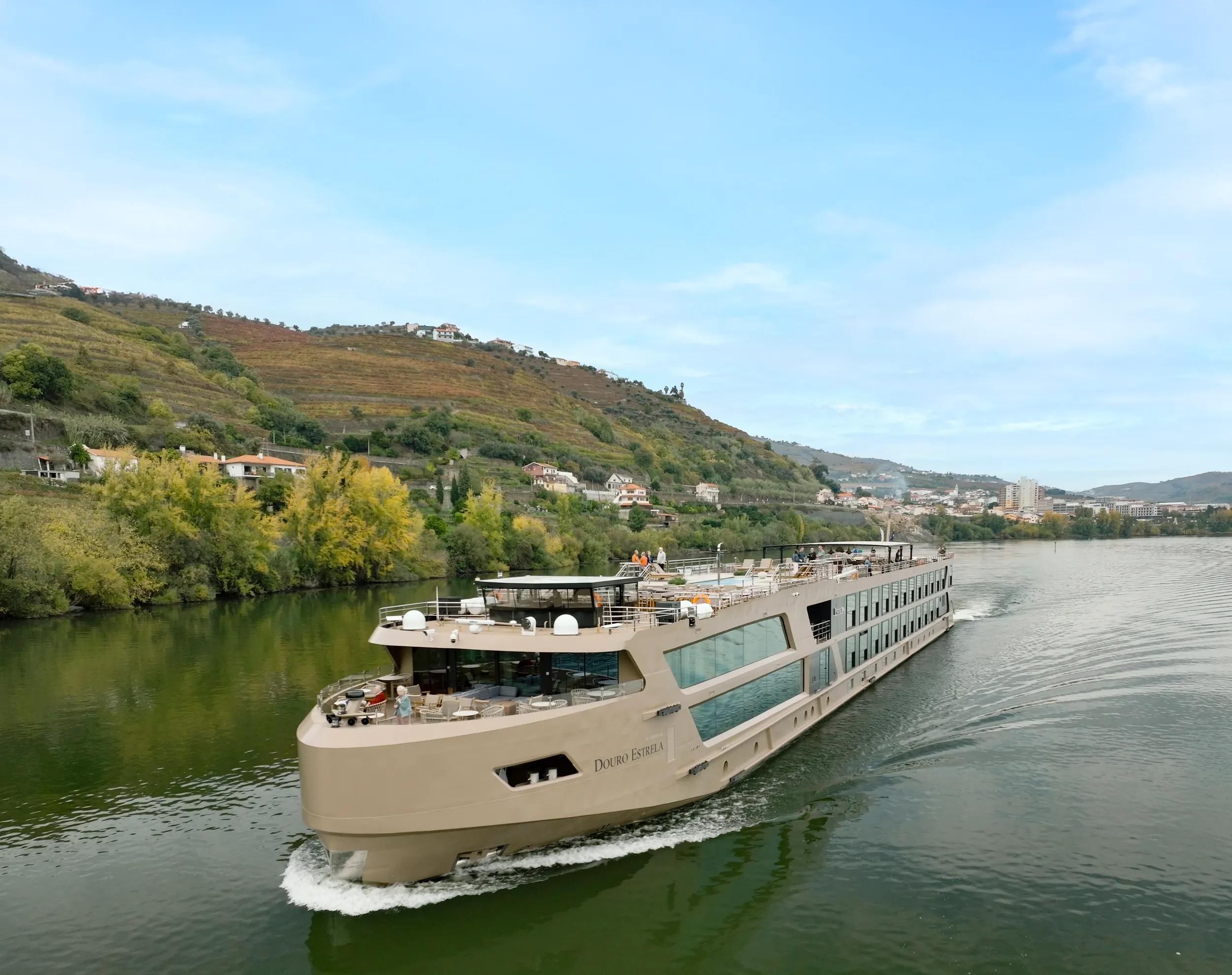 External aerial view of MS Douro Estrela 2024.