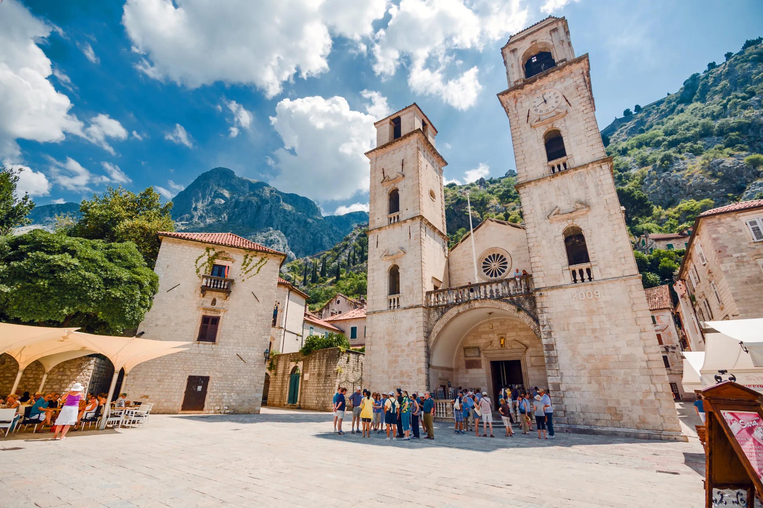 Area of Saint Tryphon in Kotor in June 2010