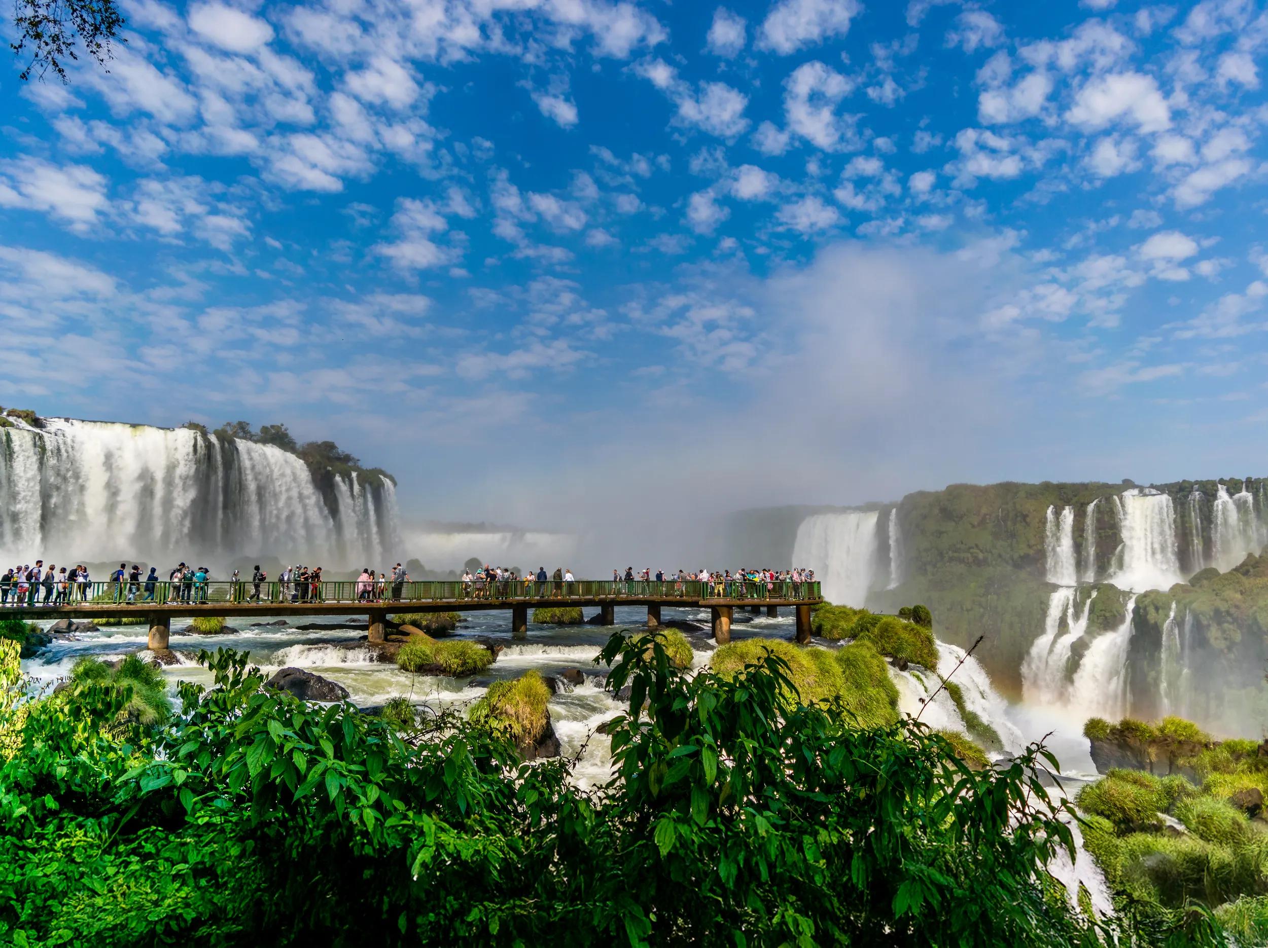 Sunny day in Iguazu Falls