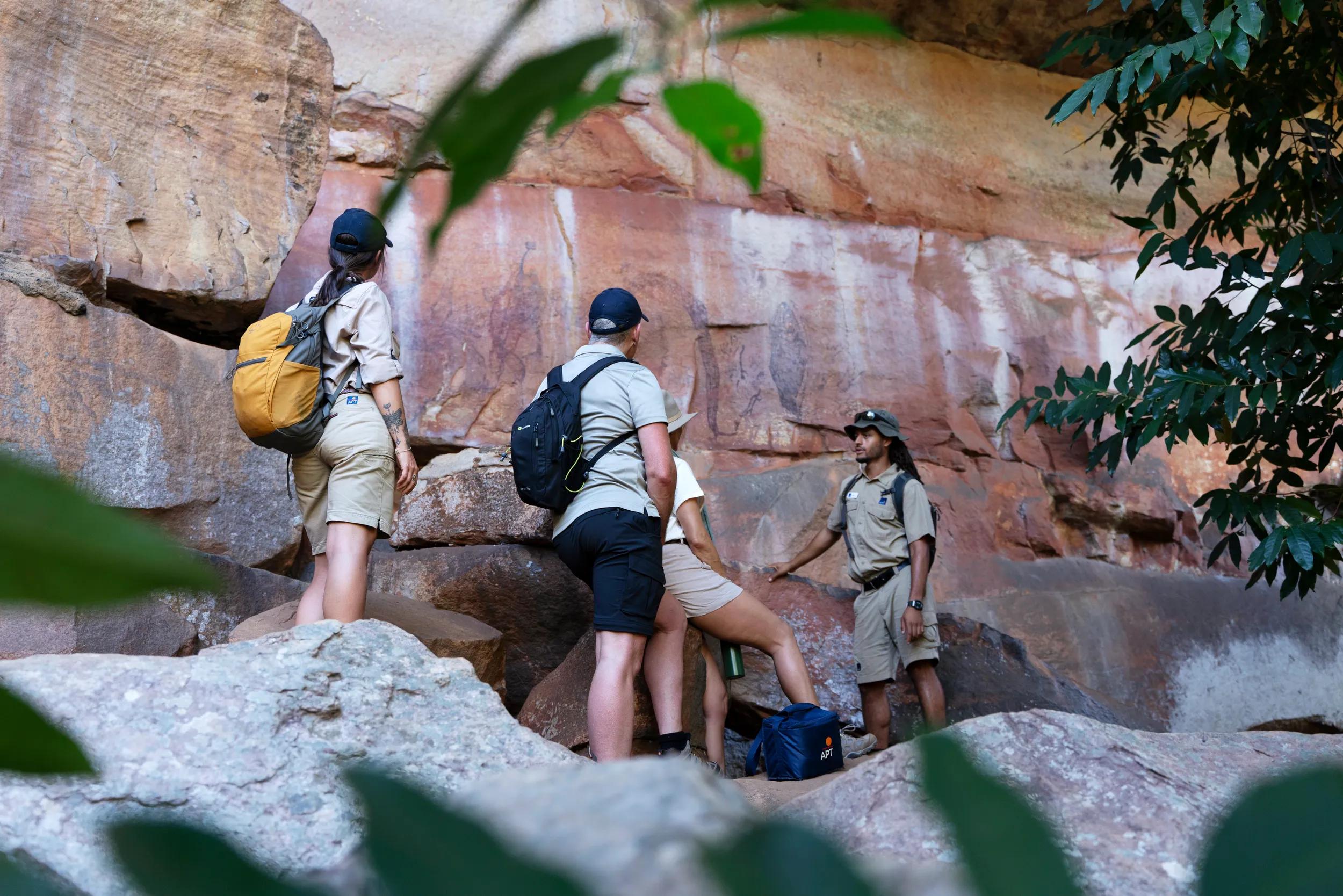 Rock art - APT - Mitchell Falls photo shoot 2024.