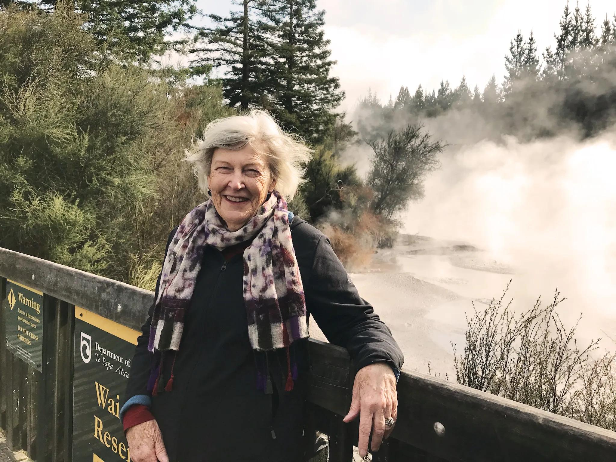 Sandra Kay in Reporoa, Rotorua Lakes, NZ.