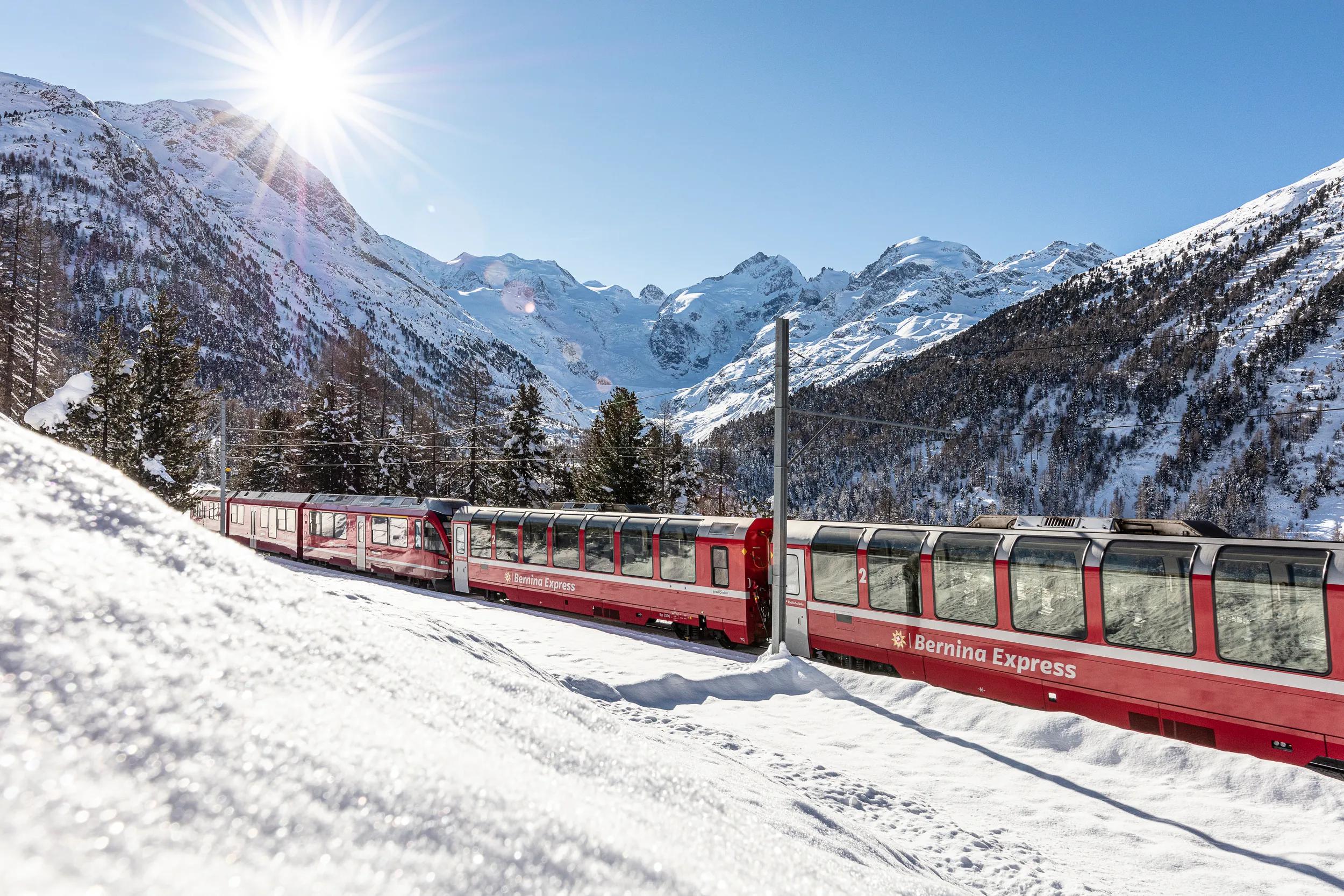  Bernina Express in der Montebellokurve