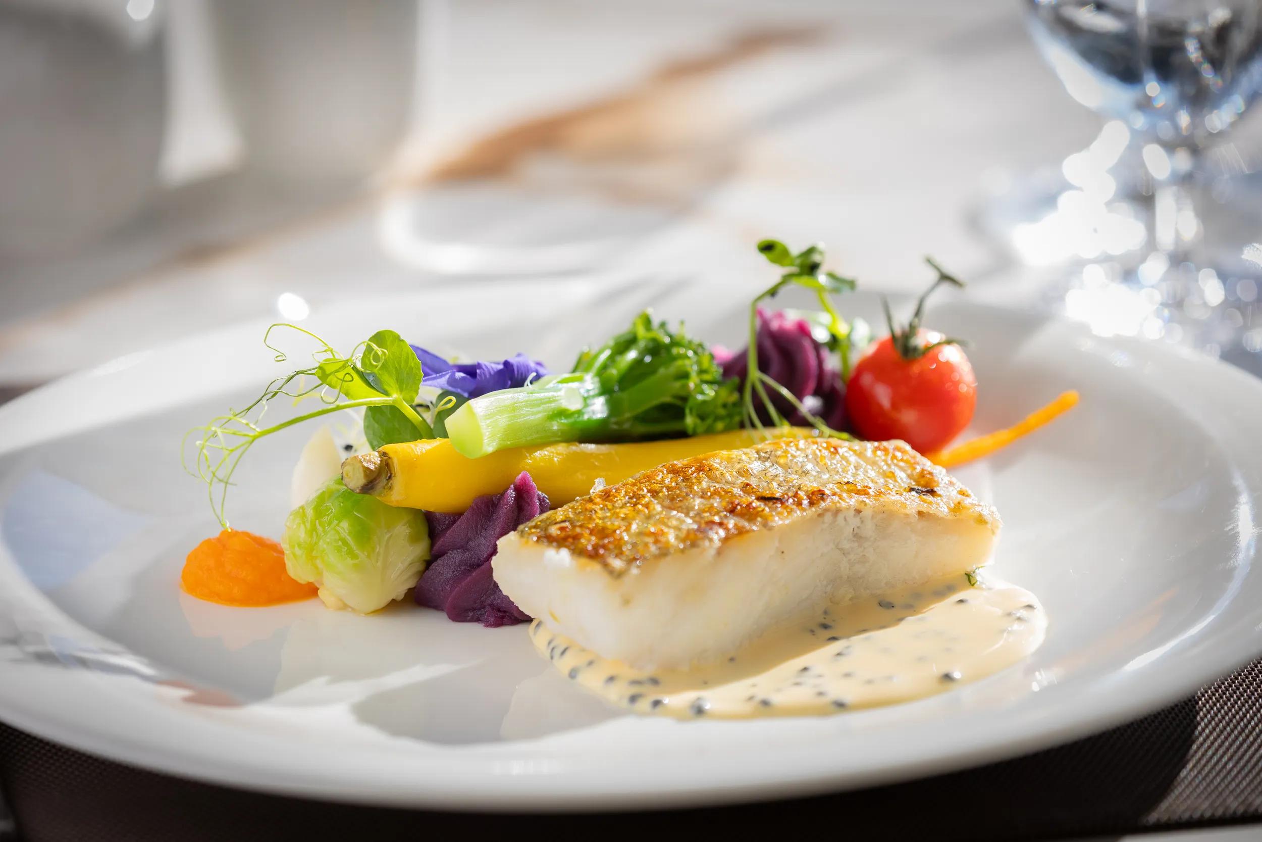 Beautifully plated meal - Douro Estrela photoshoot 2024