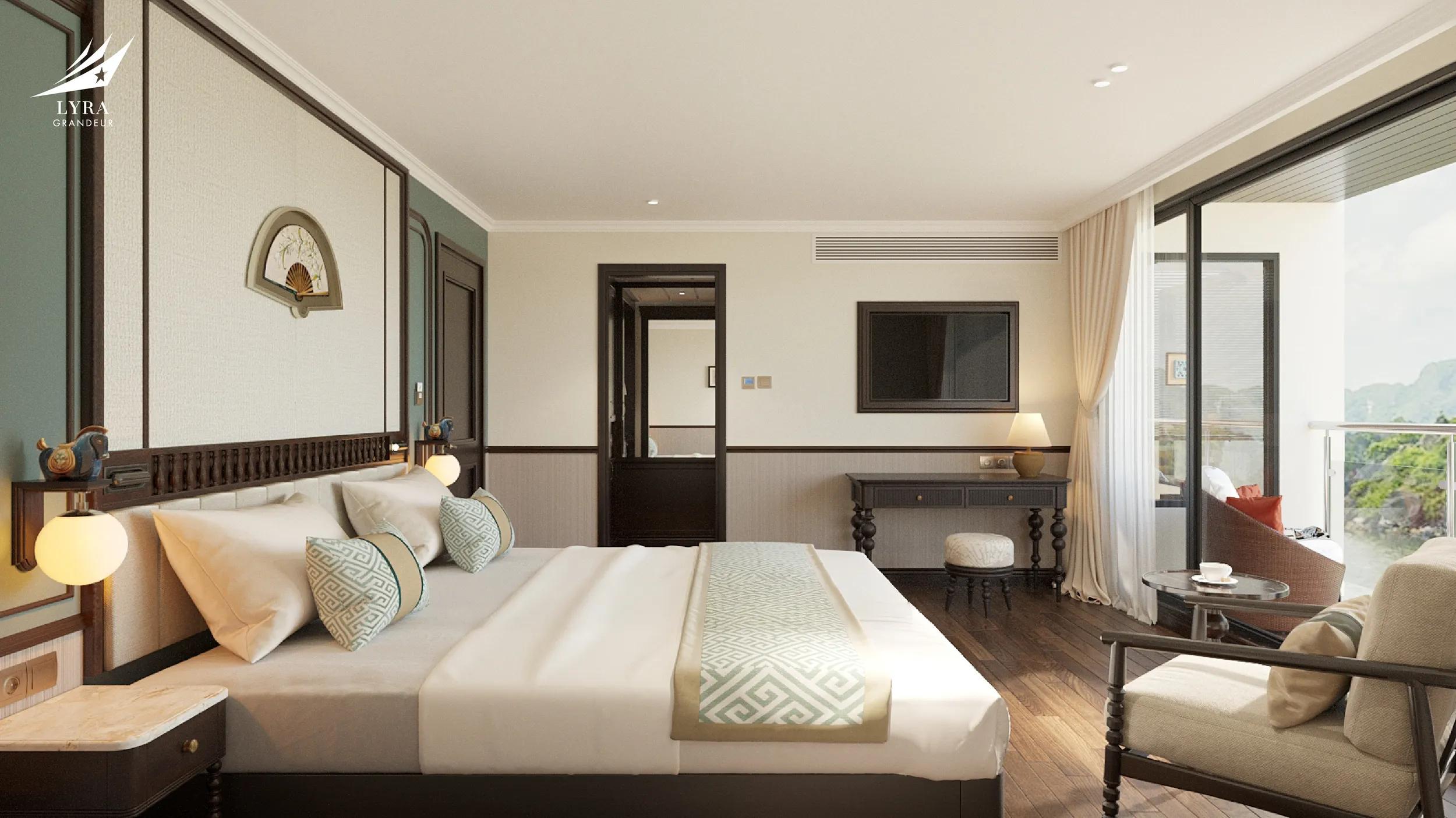 Sky Suite Double on Ship Lyra Grandeur.