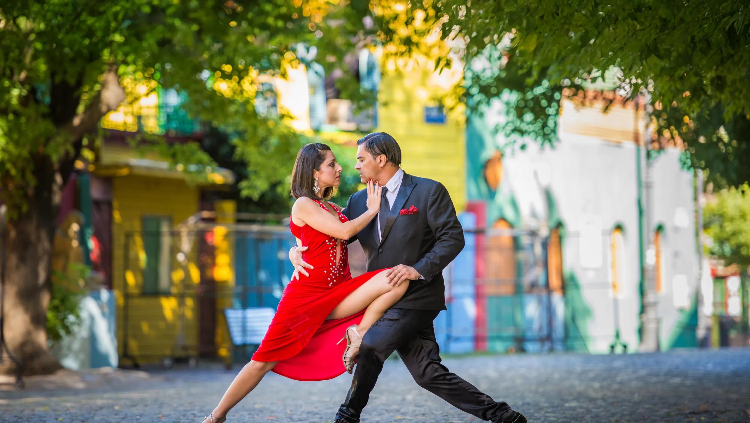 Argentine tango dancers