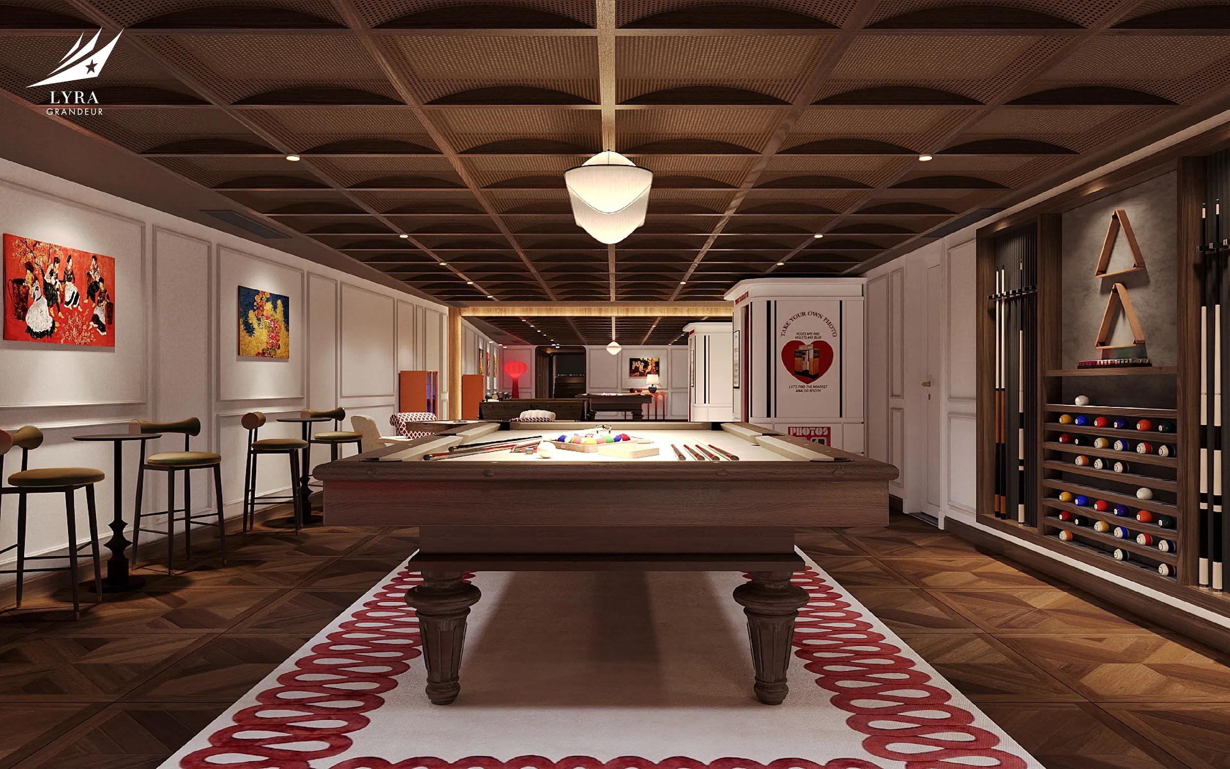 Entertainment Room on Ship Lyra Grandeur.