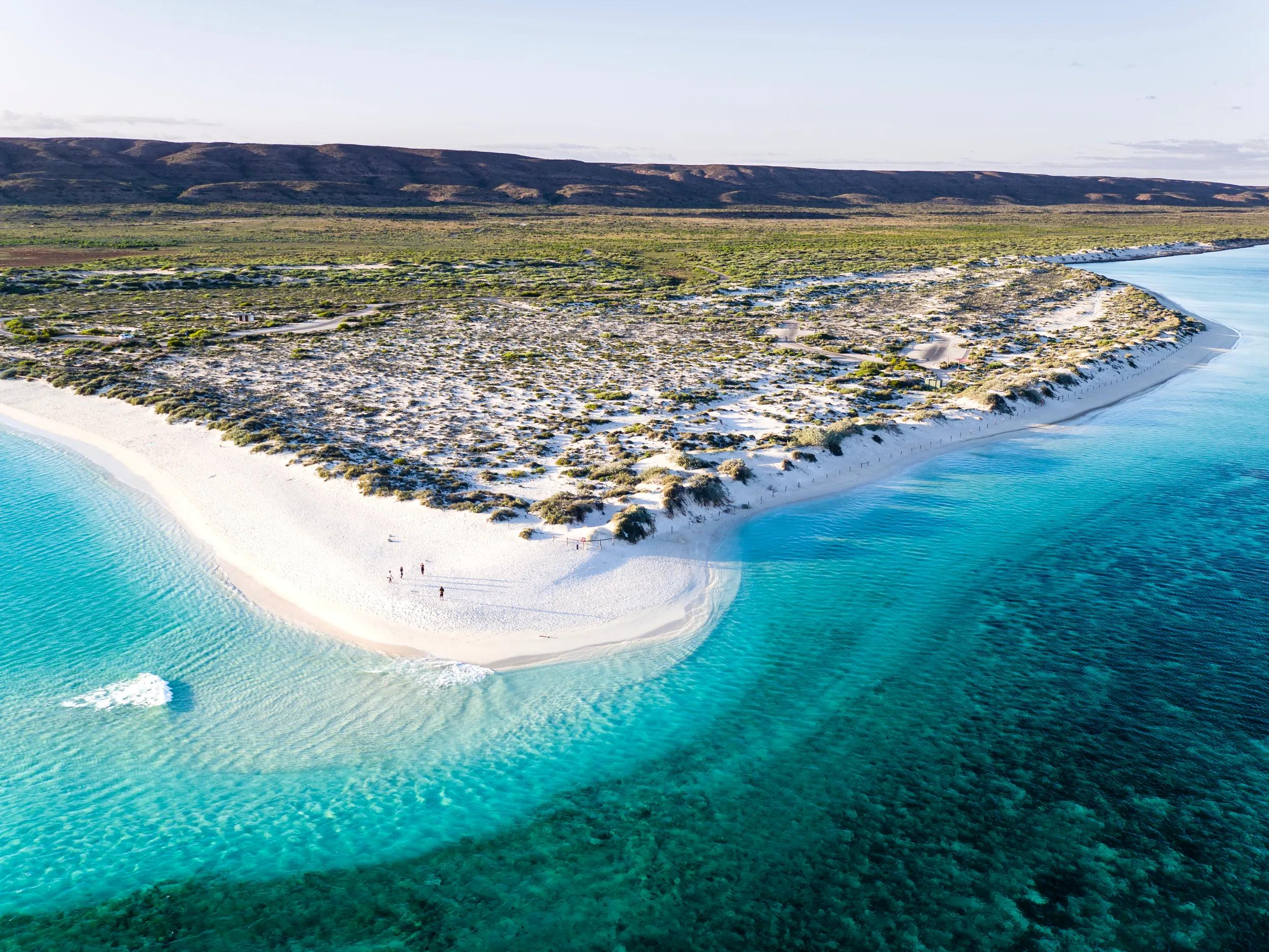 Aerial View of Turquoise Bay, Exmouth