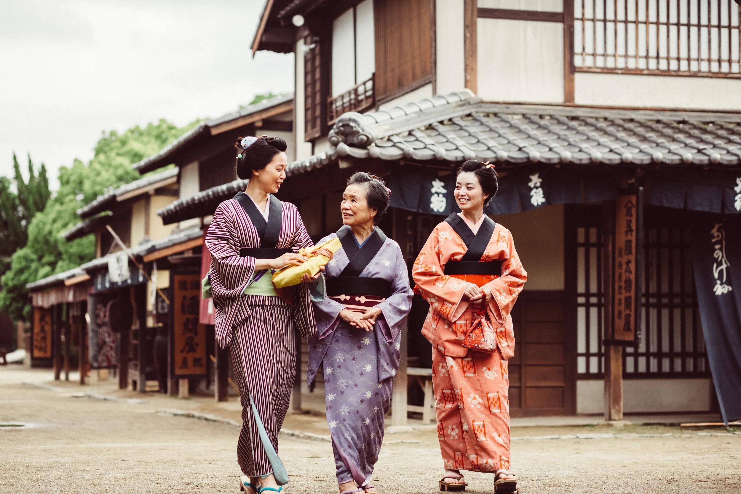 Geishas on a leisure walk