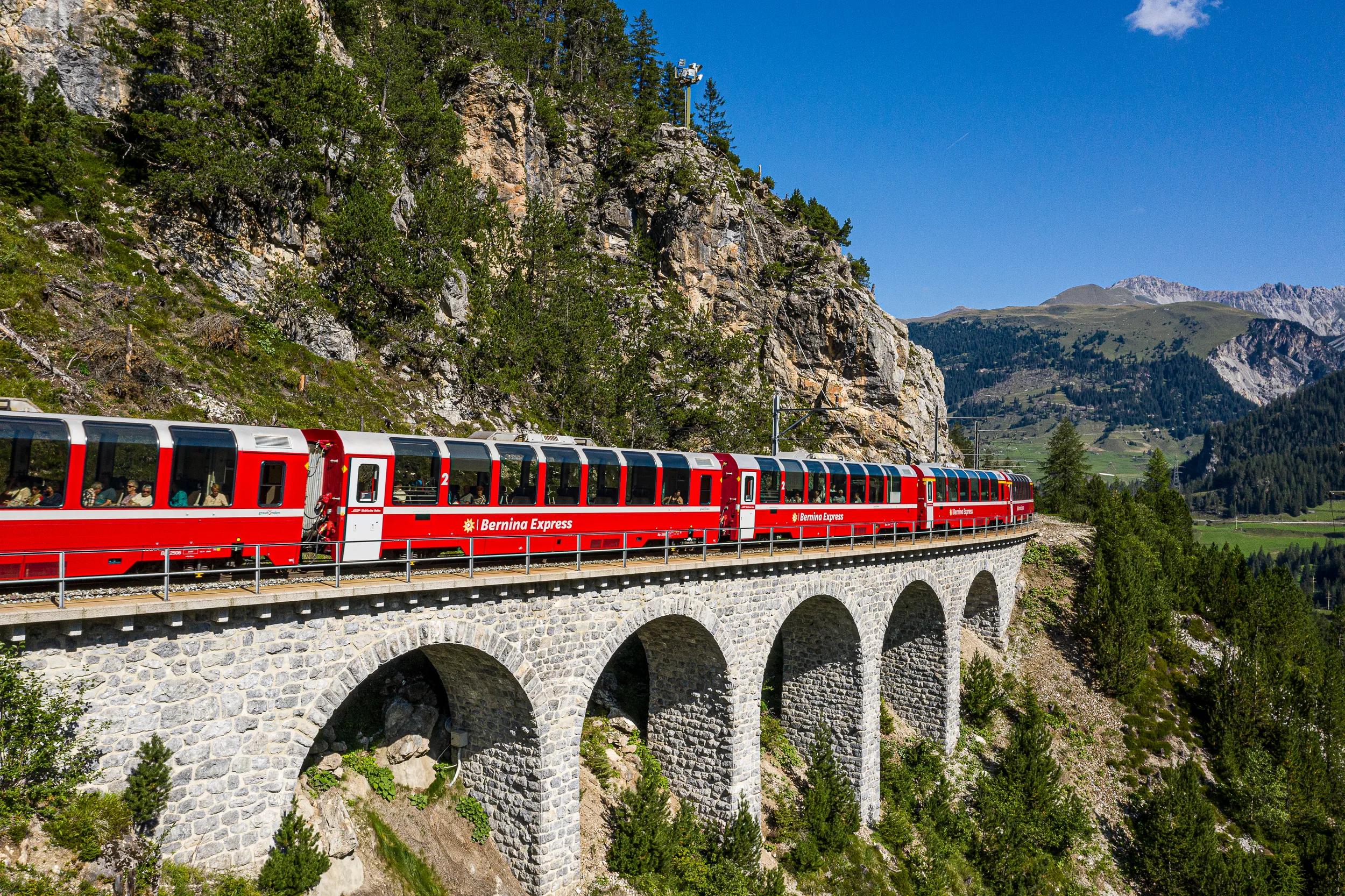 Bernina Express im Albulatal