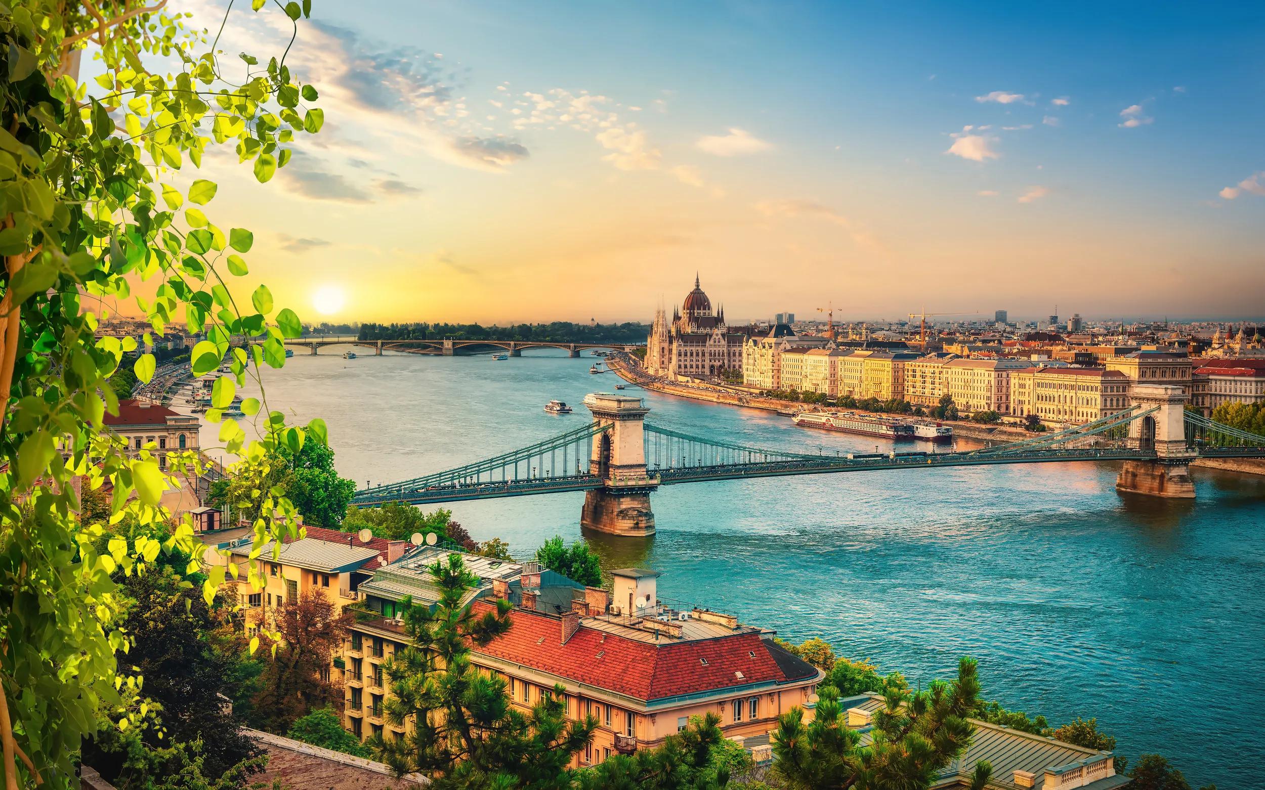 View of Budapest landmarks