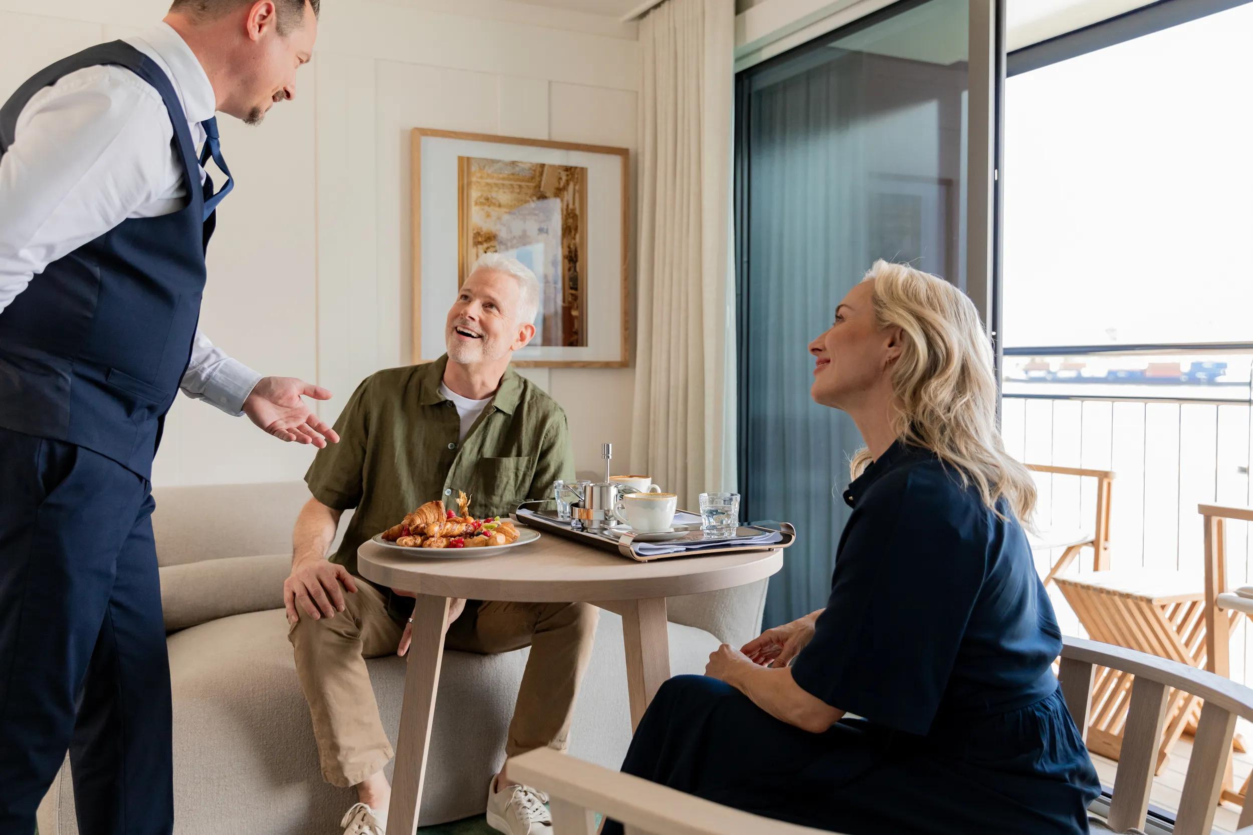 APT Solara photoshoot 2025, Lifestyle, people in ship cabin.