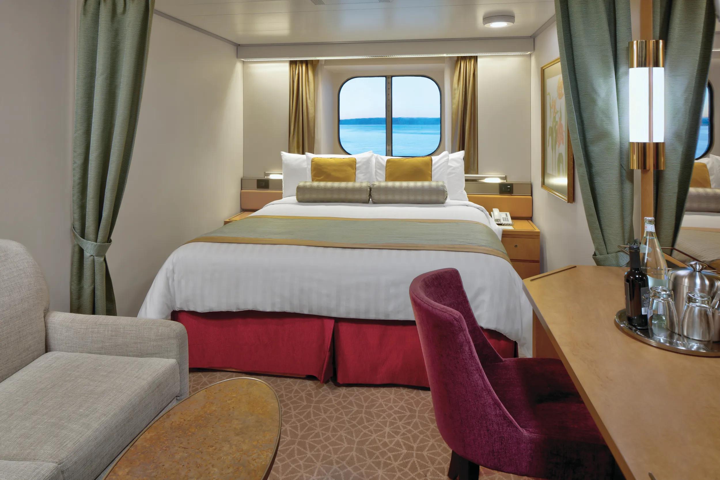 Ocean View Stateroom - Cat. C - Room #1051 Deck 1 Midship Starboard. Ship Zuiderdam - Holland America Line