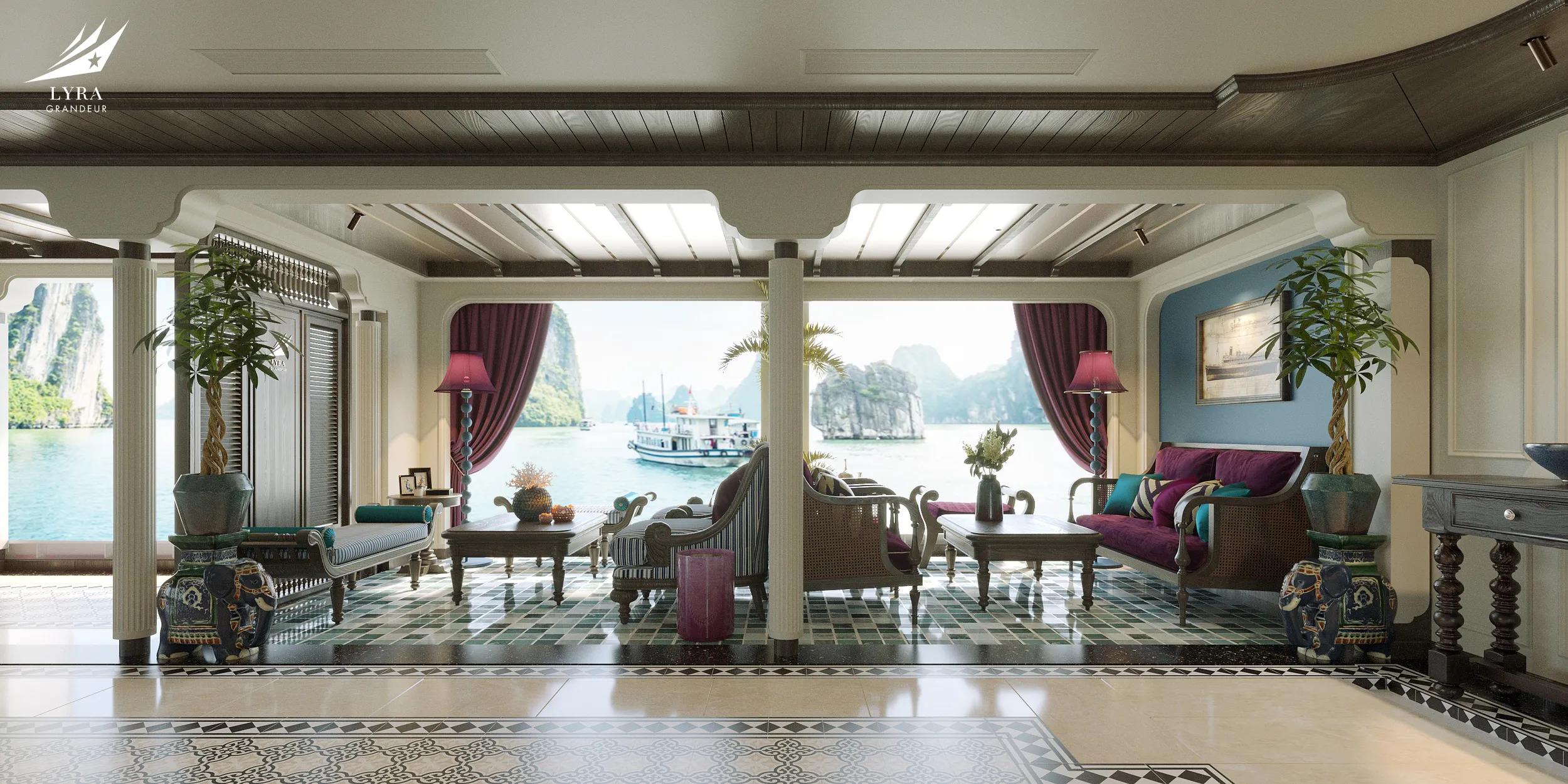 Reception on Ship Lyra Grandeur.