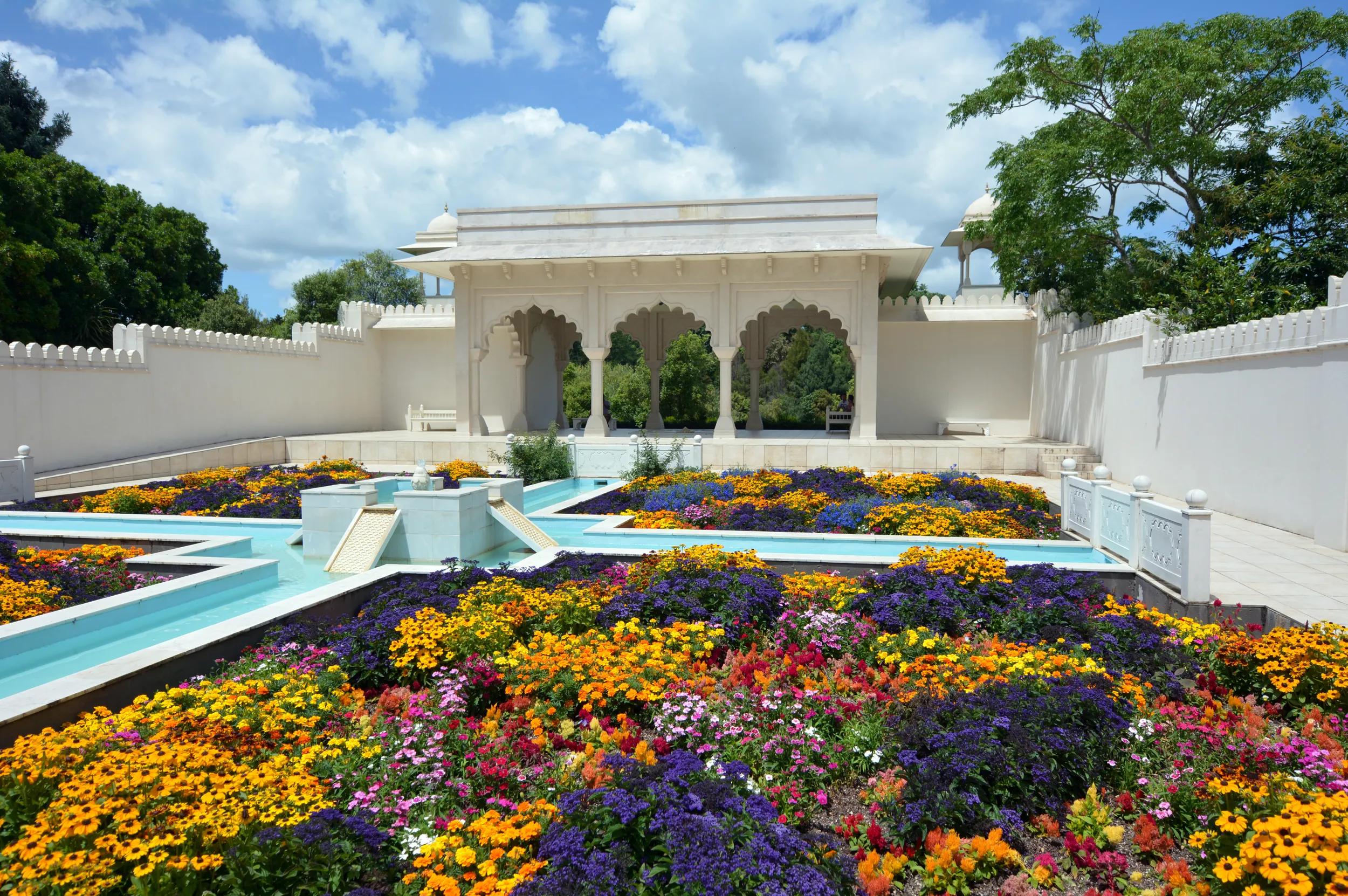 Indian Char Bagh Garden in Hamilton Gardens Hamilton, New Zealand.