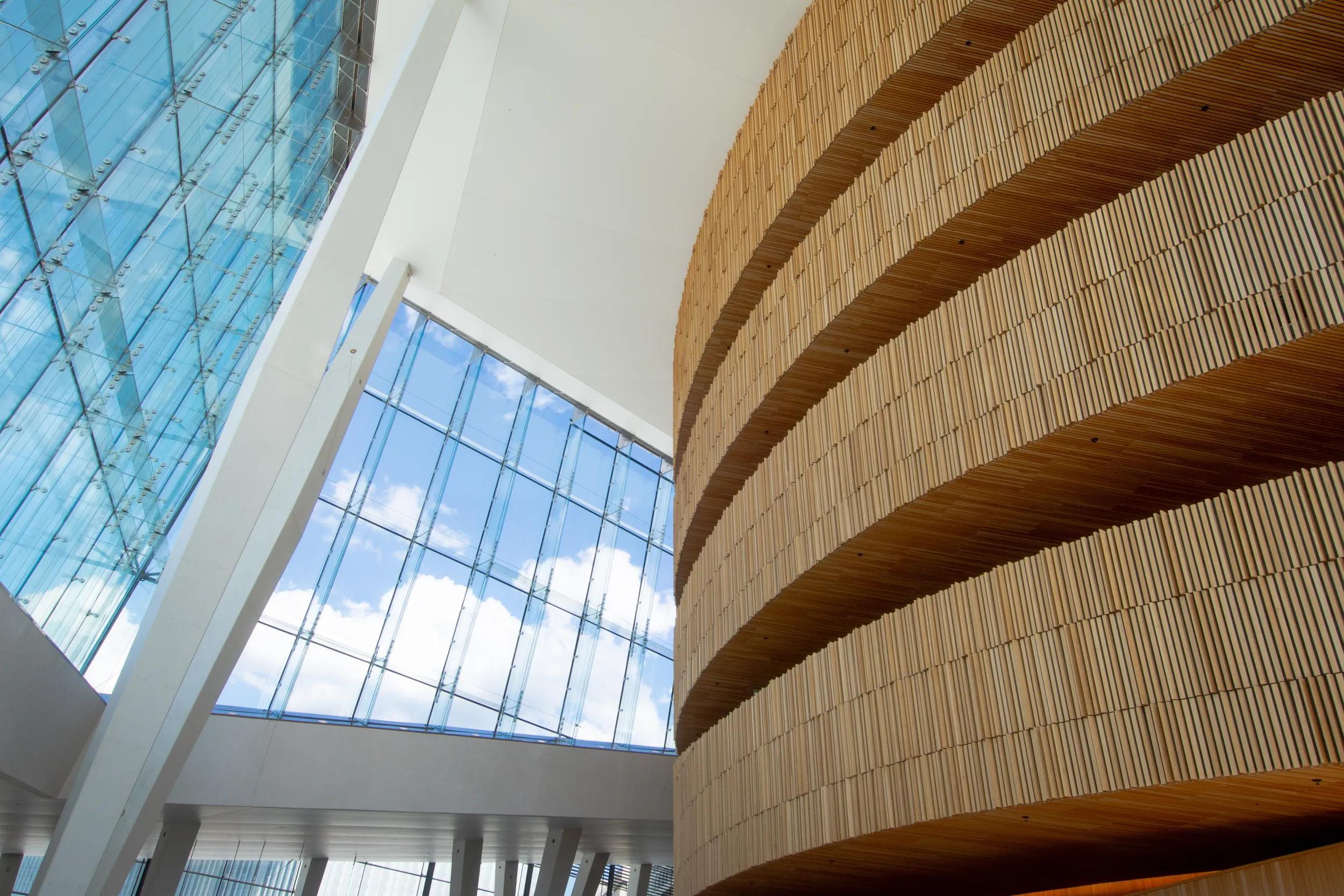 Interior Oslo Opera House, Norway.