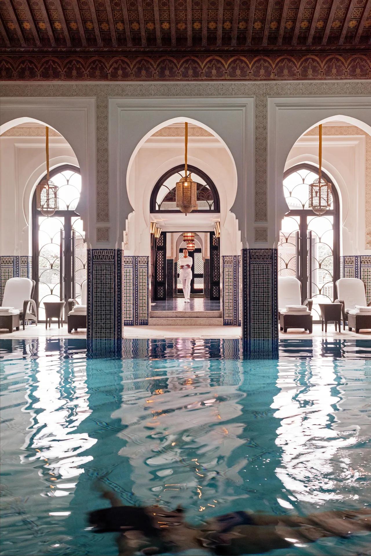 La Mamounia Hotel, Marrakech, Morocco. Photo by Alan Keohane www.still-images.net for La Mamounia