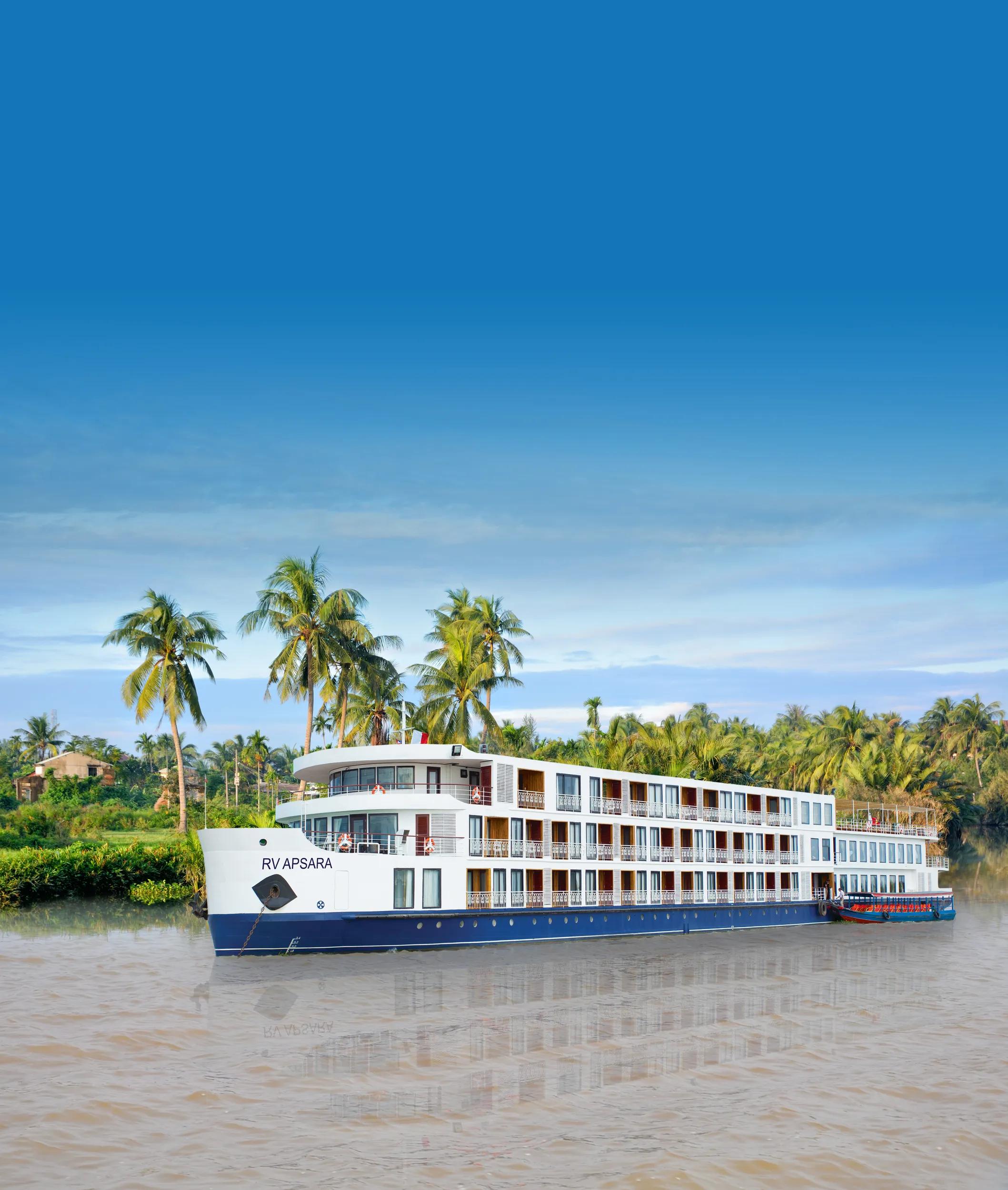 Rural landscape in Vietnam village. Composite photo