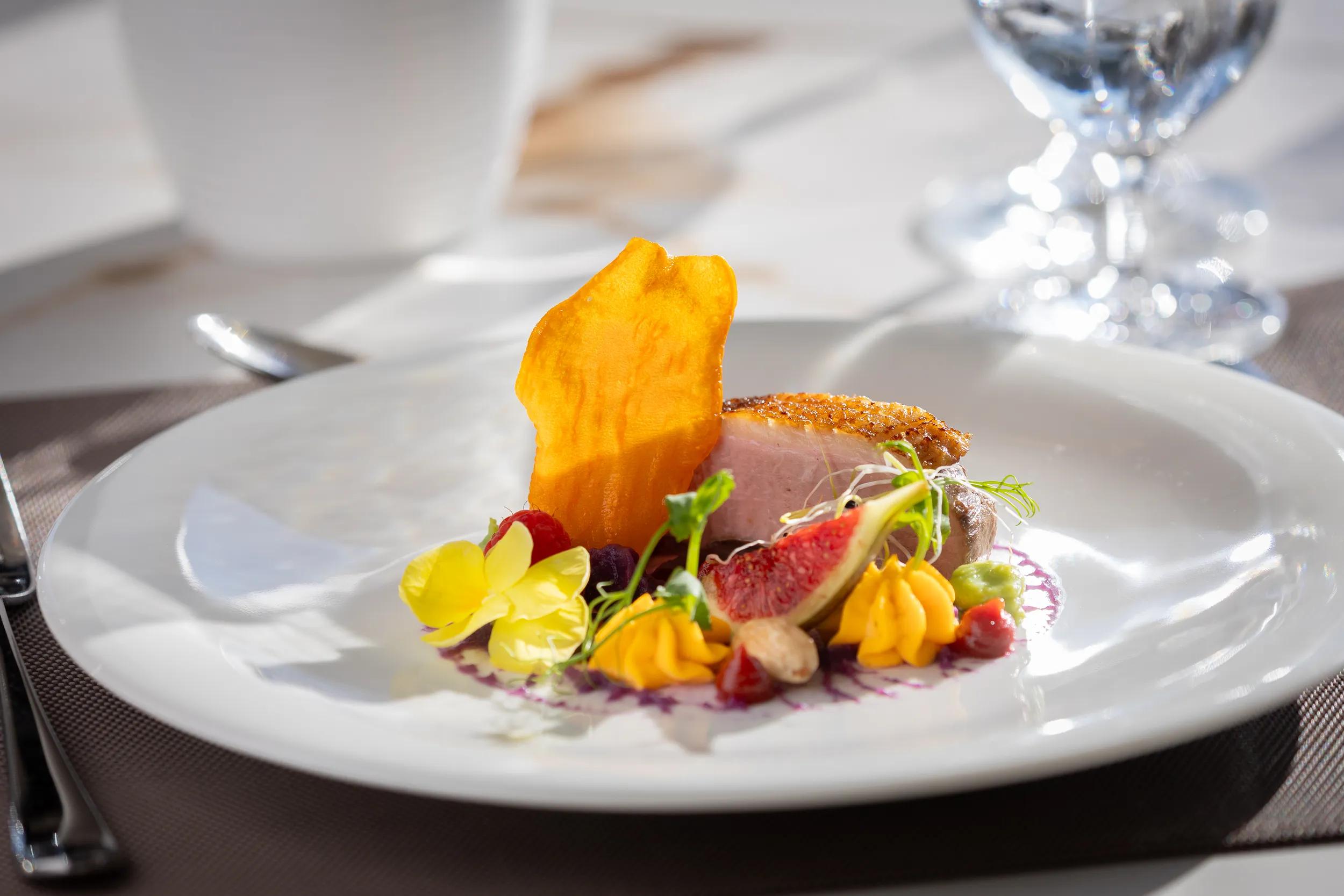 Beautifully plated meal - Douro Estrela photoshoot 2024