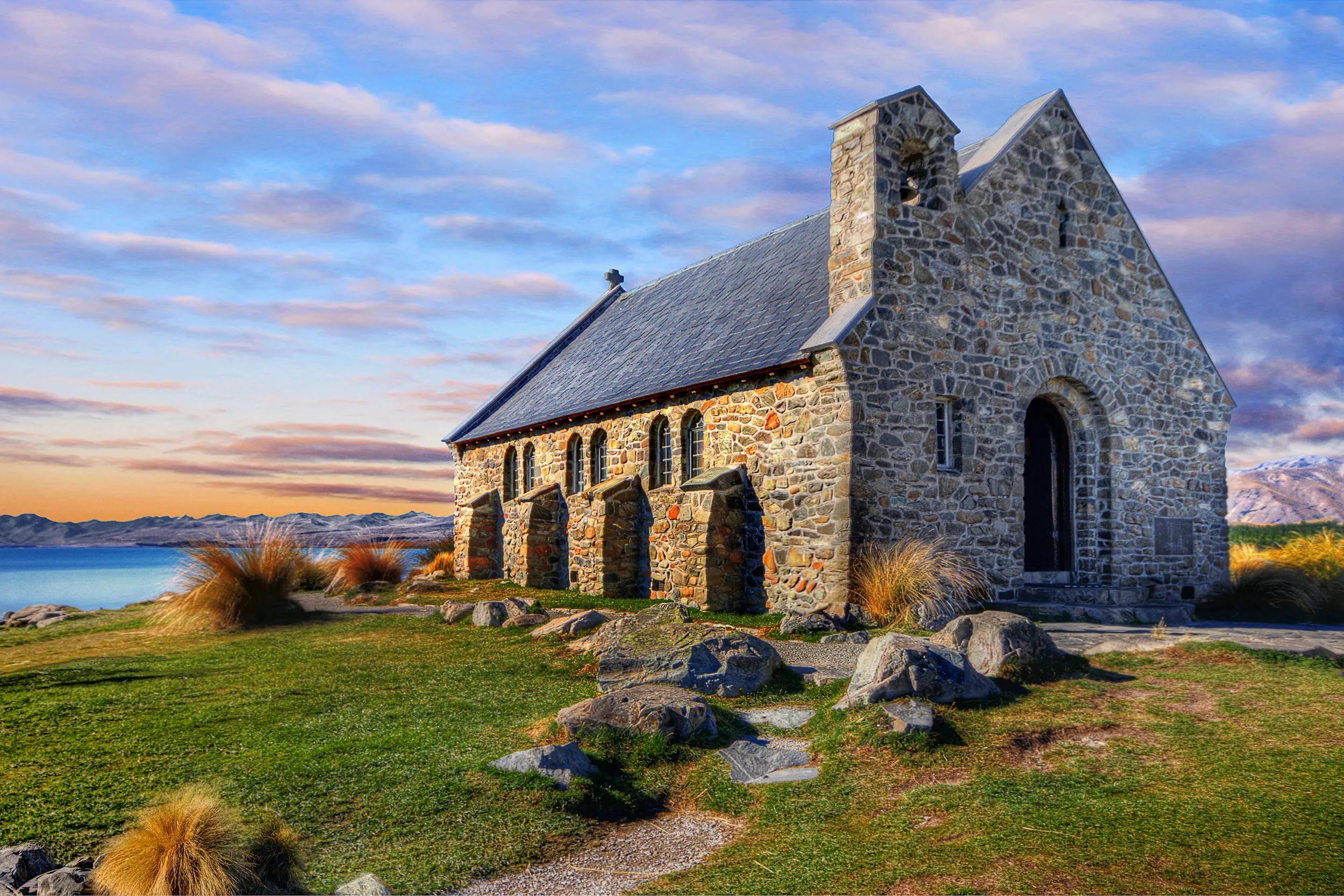 Church of the Good Shepherd, Lake Tekapo, Mackenzie District, Canterbury Region, South Island, New Zealand