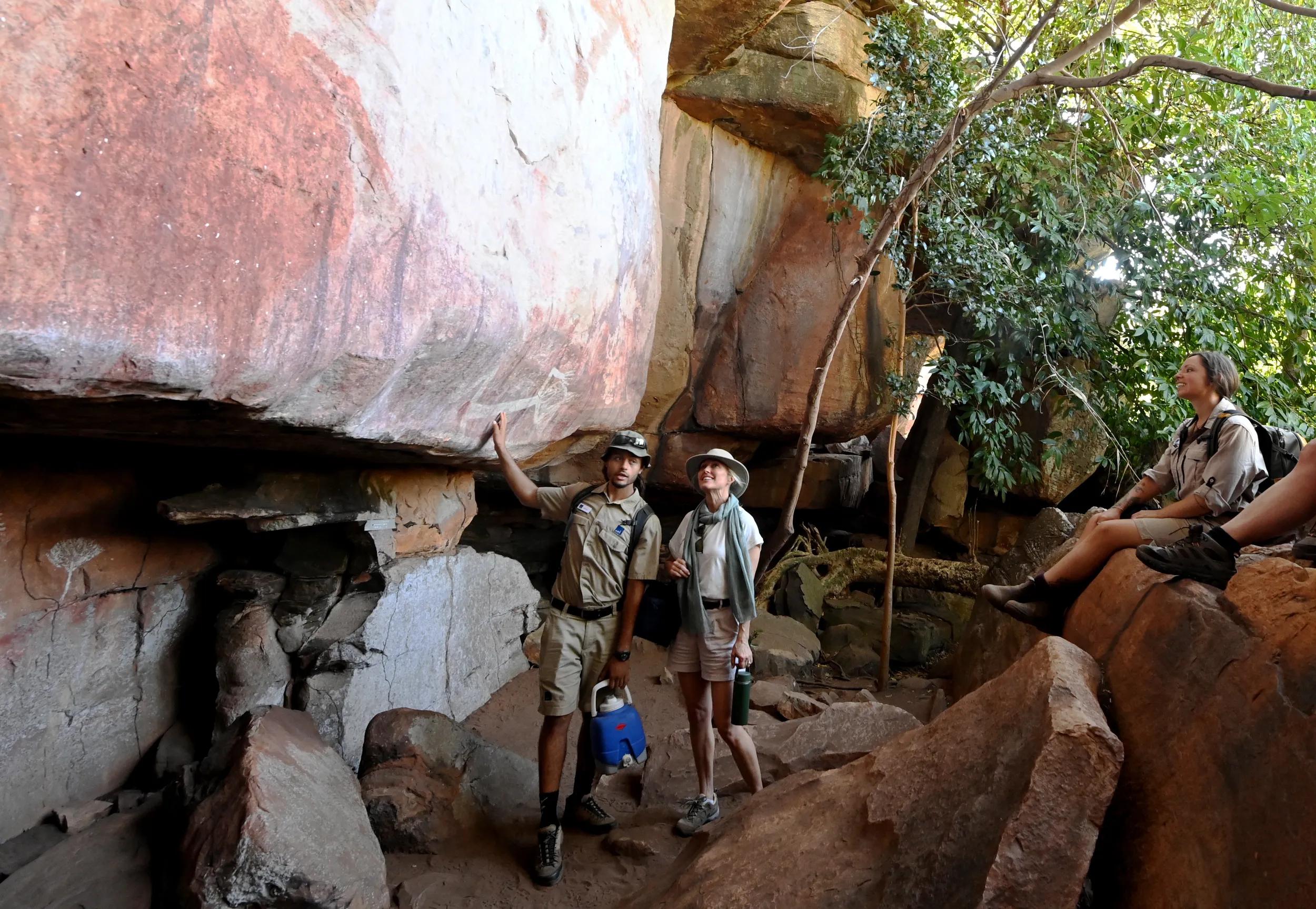Rock art - APT - Mitchell Falls photo shoot 2024.