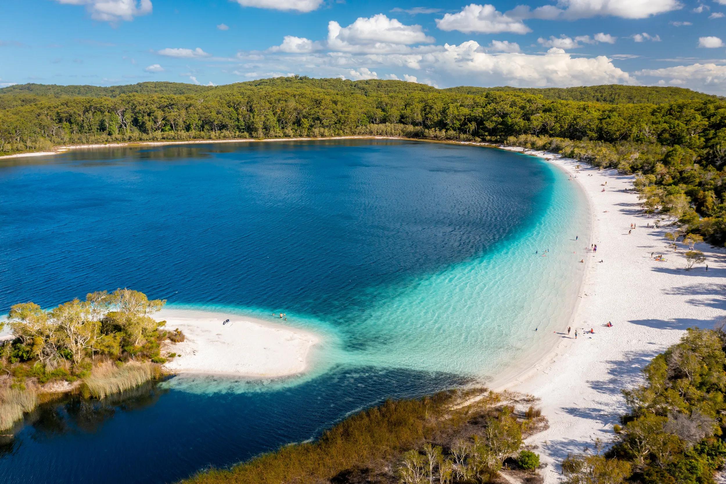 Lake Mackenzie, K'gari (formally Fraser Island) Queensland, Australia.