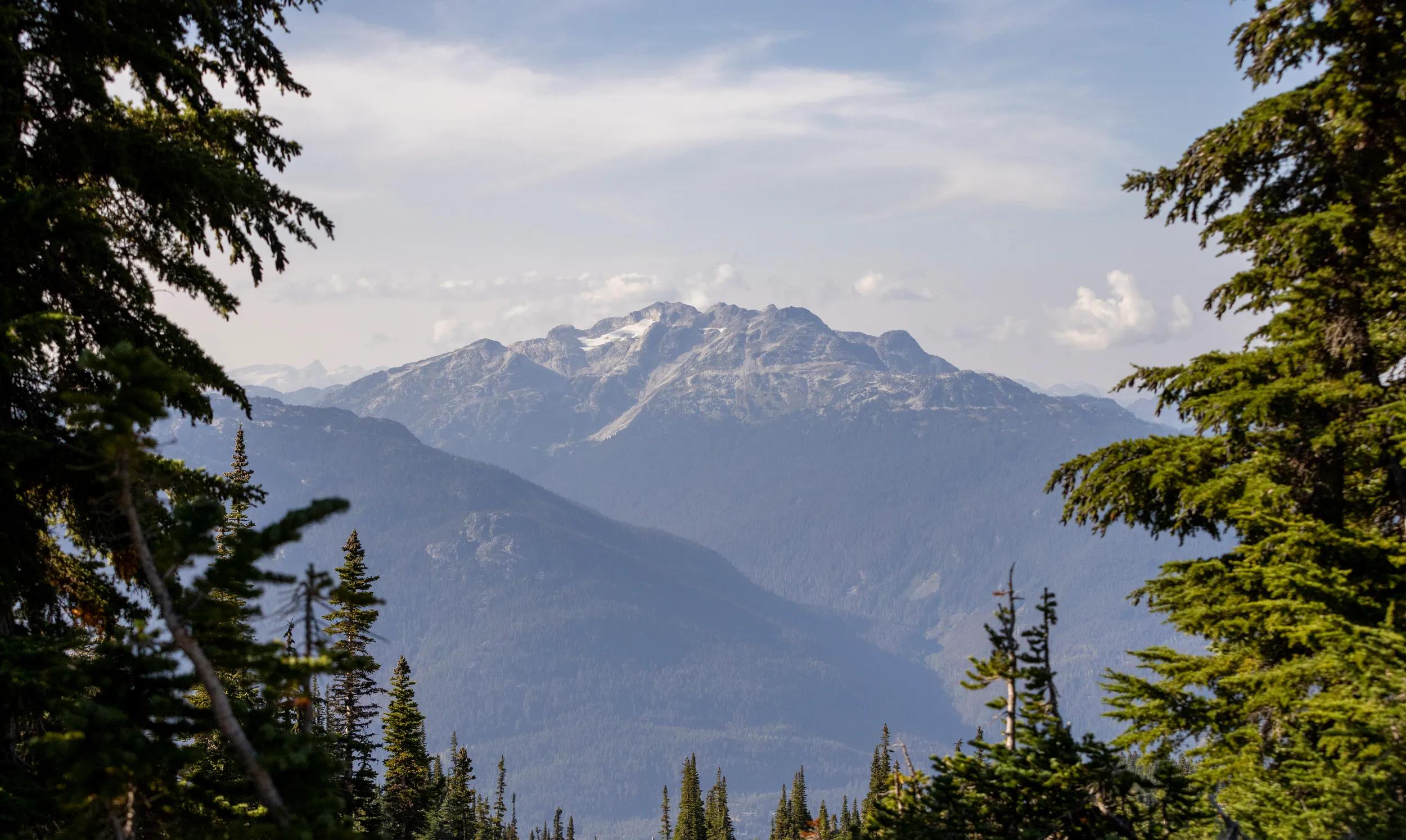 Mountain views, Whistler Blackcomb, British Columbia, Canada.
