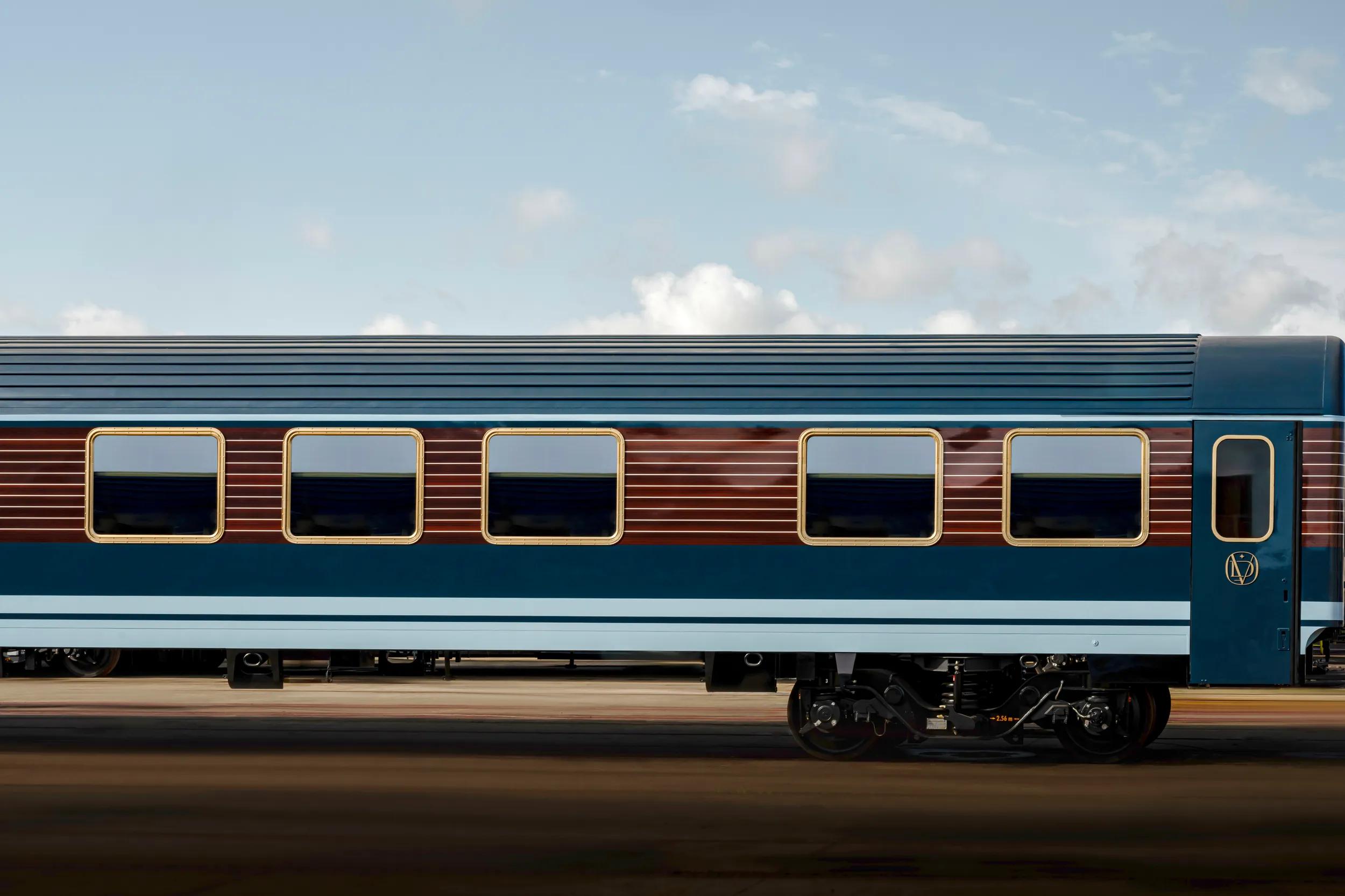 Carriage Exterior, La Dolce Vita Orient Express Train, Italy.