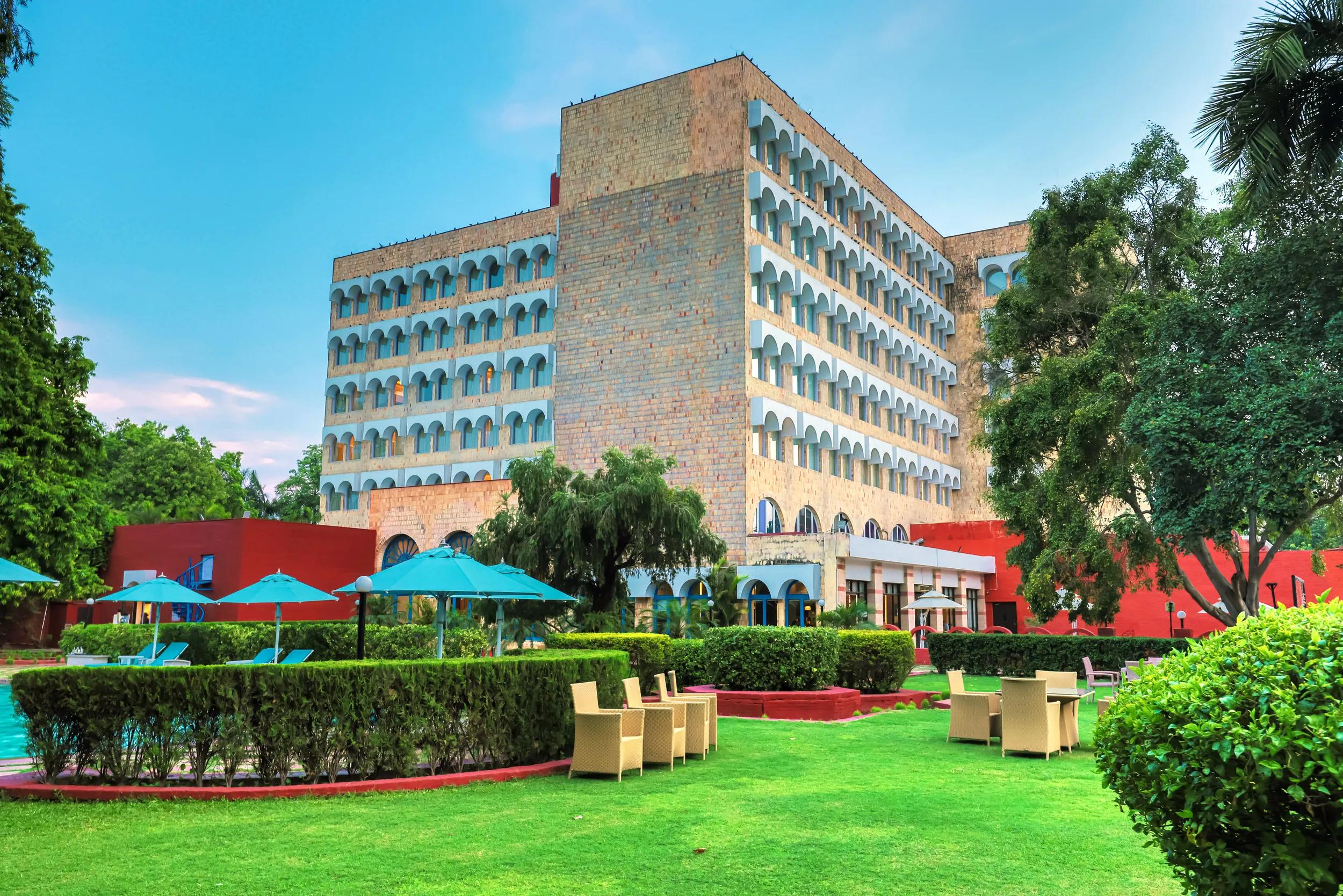 Exterior, Taj Ganges Hotel, India.