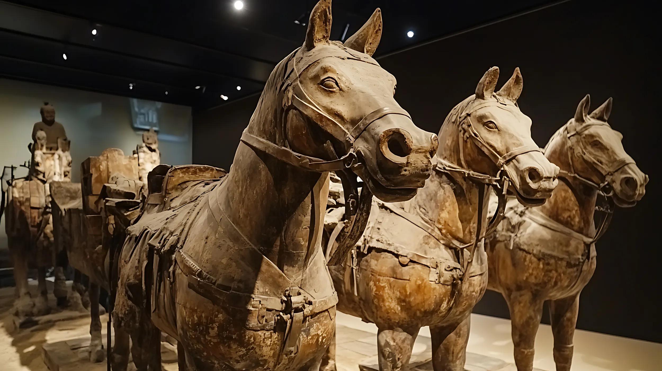 Bronze chariot, Terracotta Warriors, China