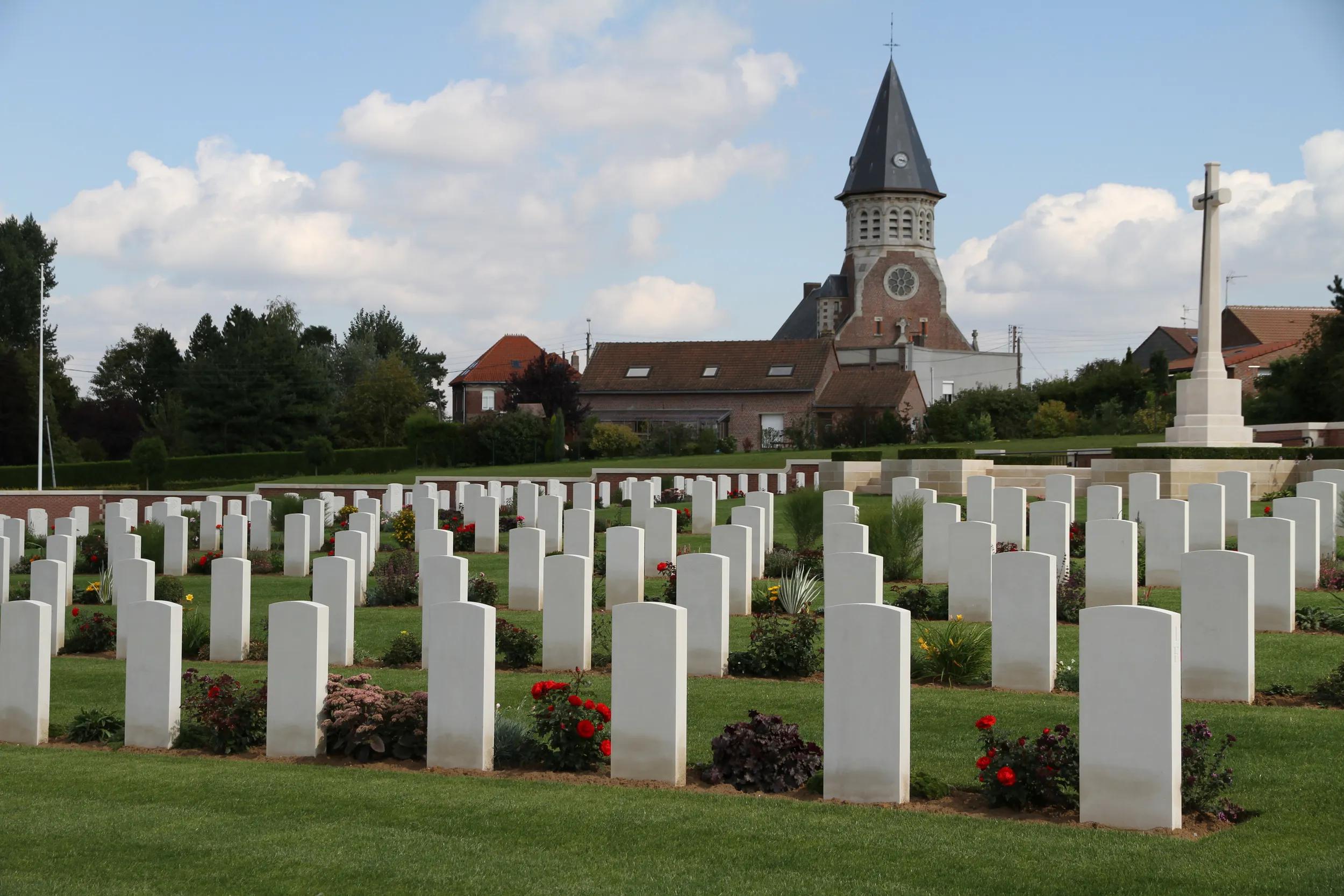 Fromelle (pheasant wood) Military Cemetery